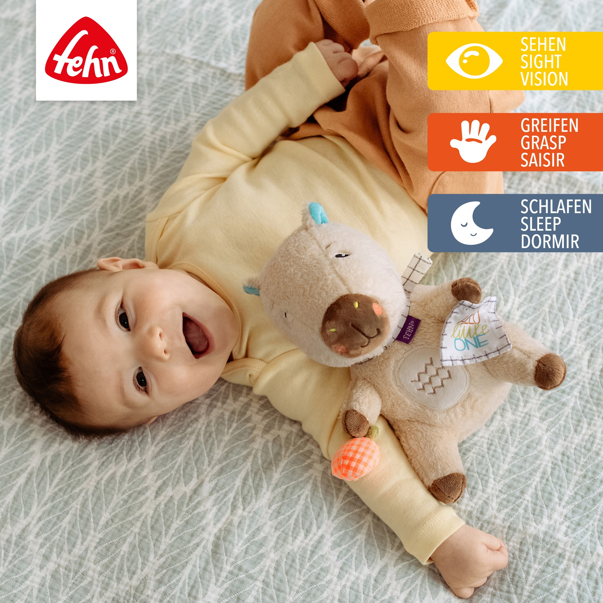 Fehn Kuscheltier »Capybara Clara,  Capybara Hello«