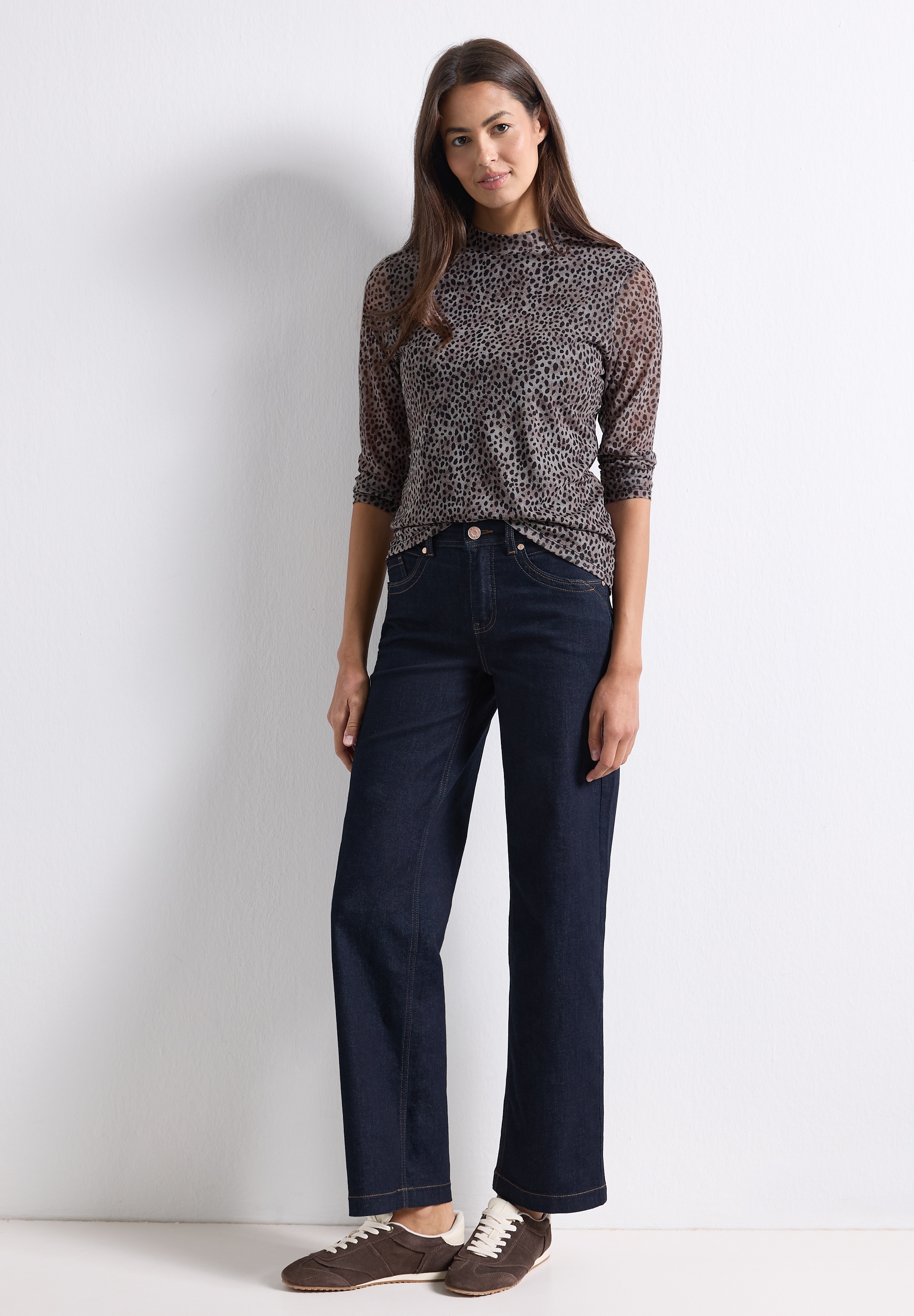 STREET ONE Langarmshirt mit Muster