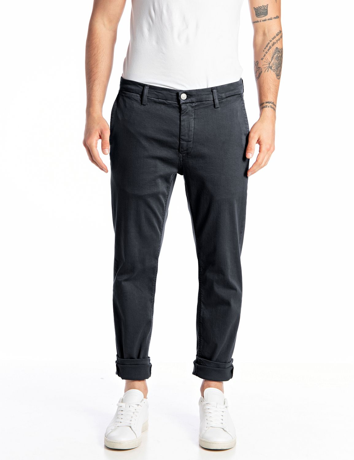 Replay Chinohose "ZEUMAR" Slim Fit günstig online kaufen