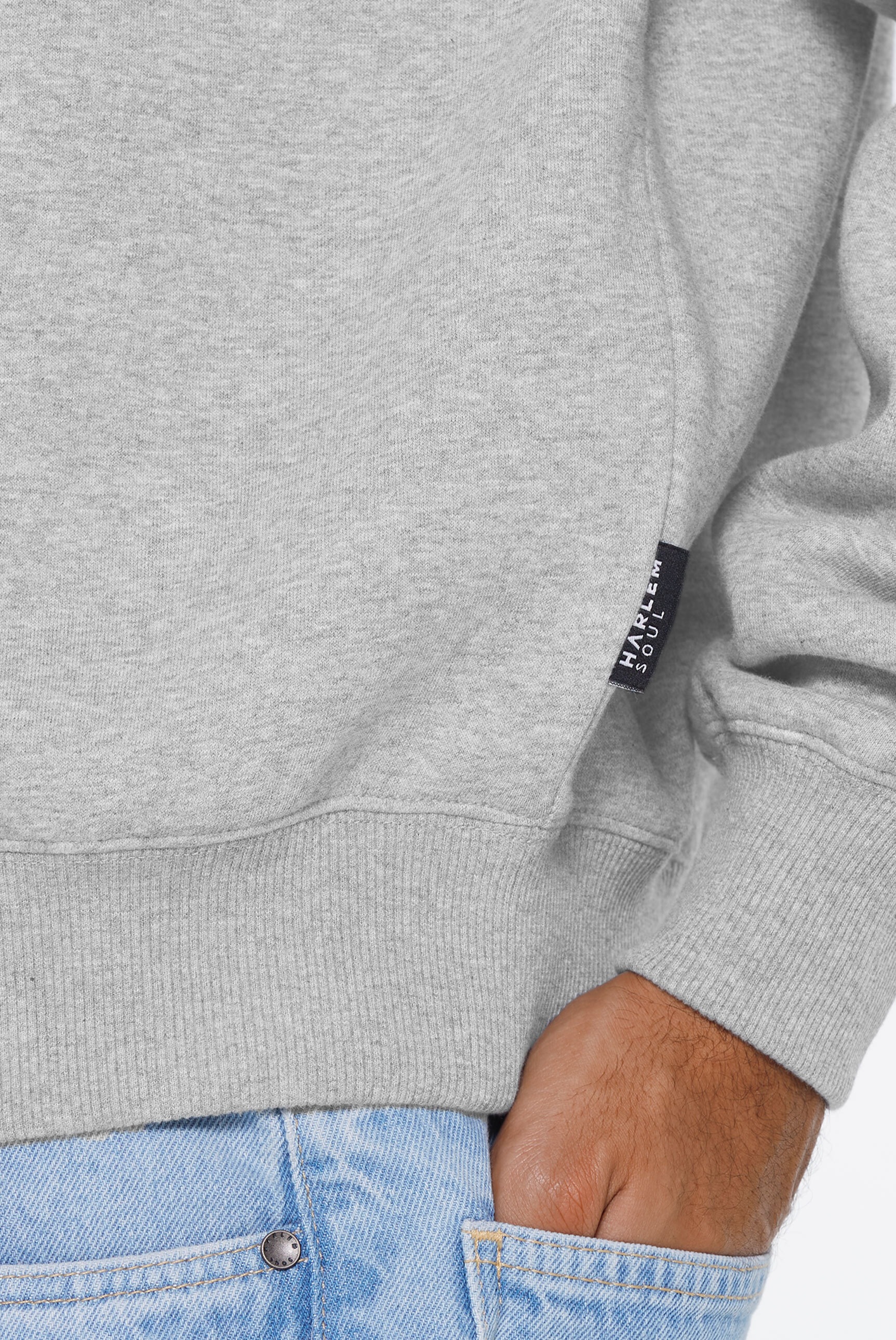 Harlem Soul Kapuzensweatshirt, mit überschnittenen Schultern