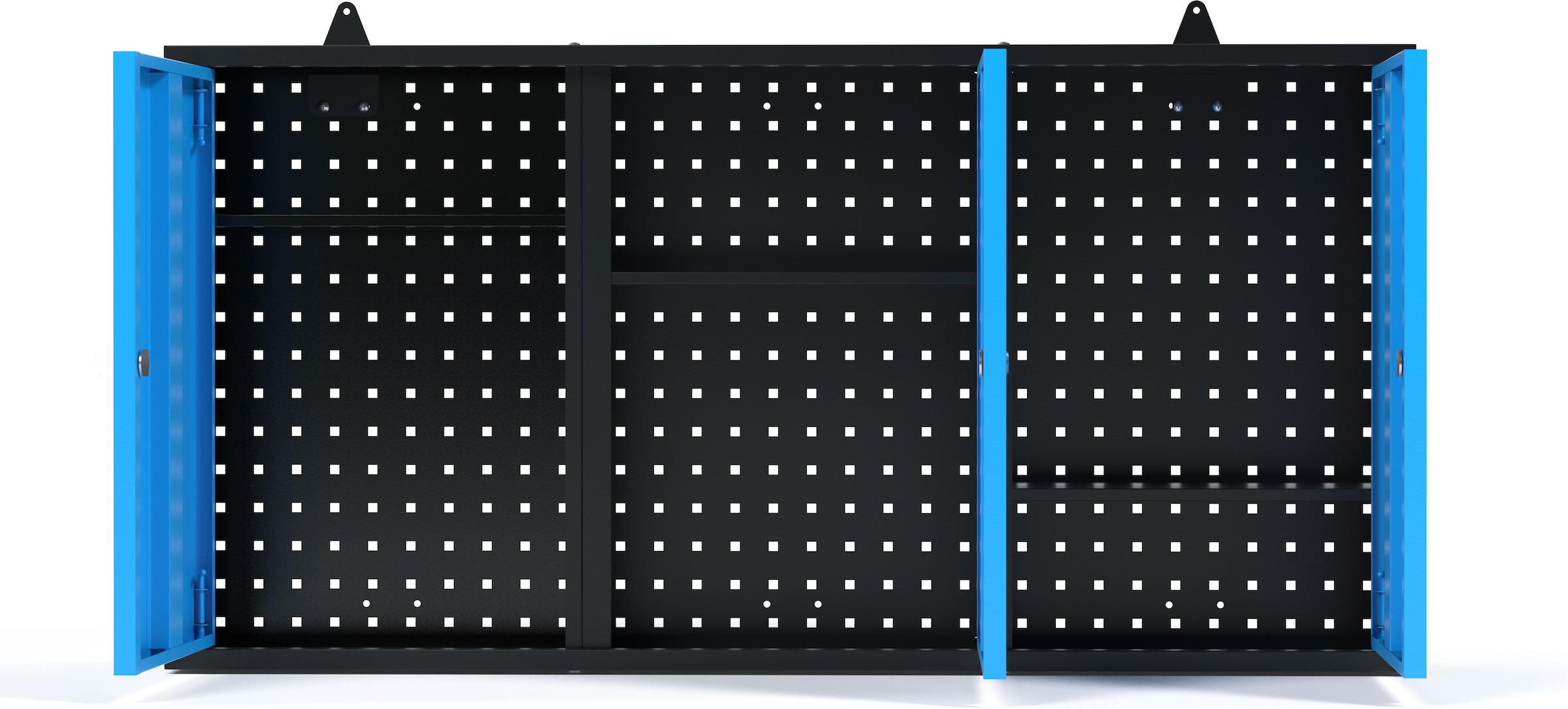 Güde Hängeschrank B/T/H: 120x20x60 cm, 3 Türen, abschließbar, für Werkstatt GWS 3T