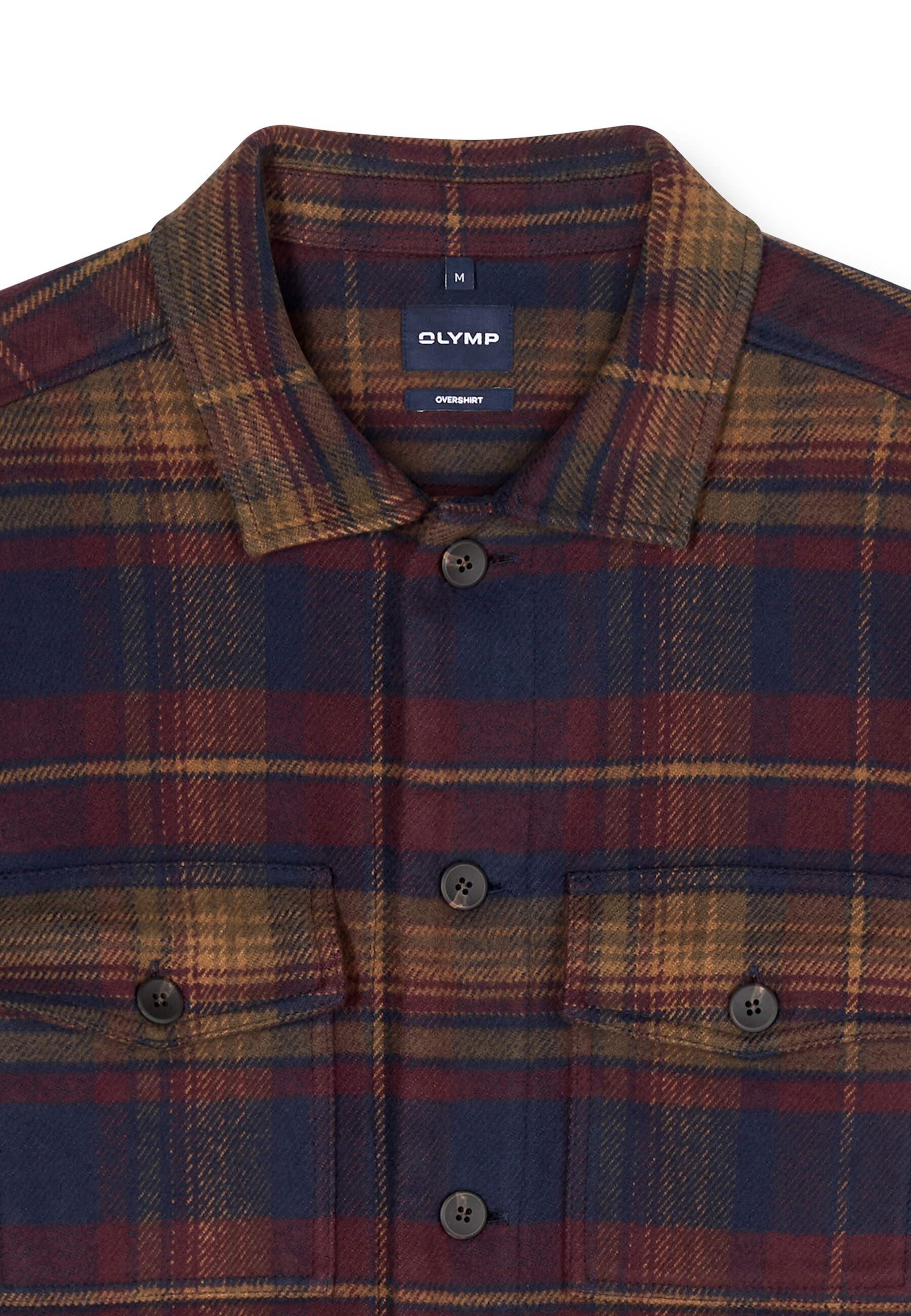 OLYMP Langarmhemd »OLYMP Casual, Overshirt, Kent«