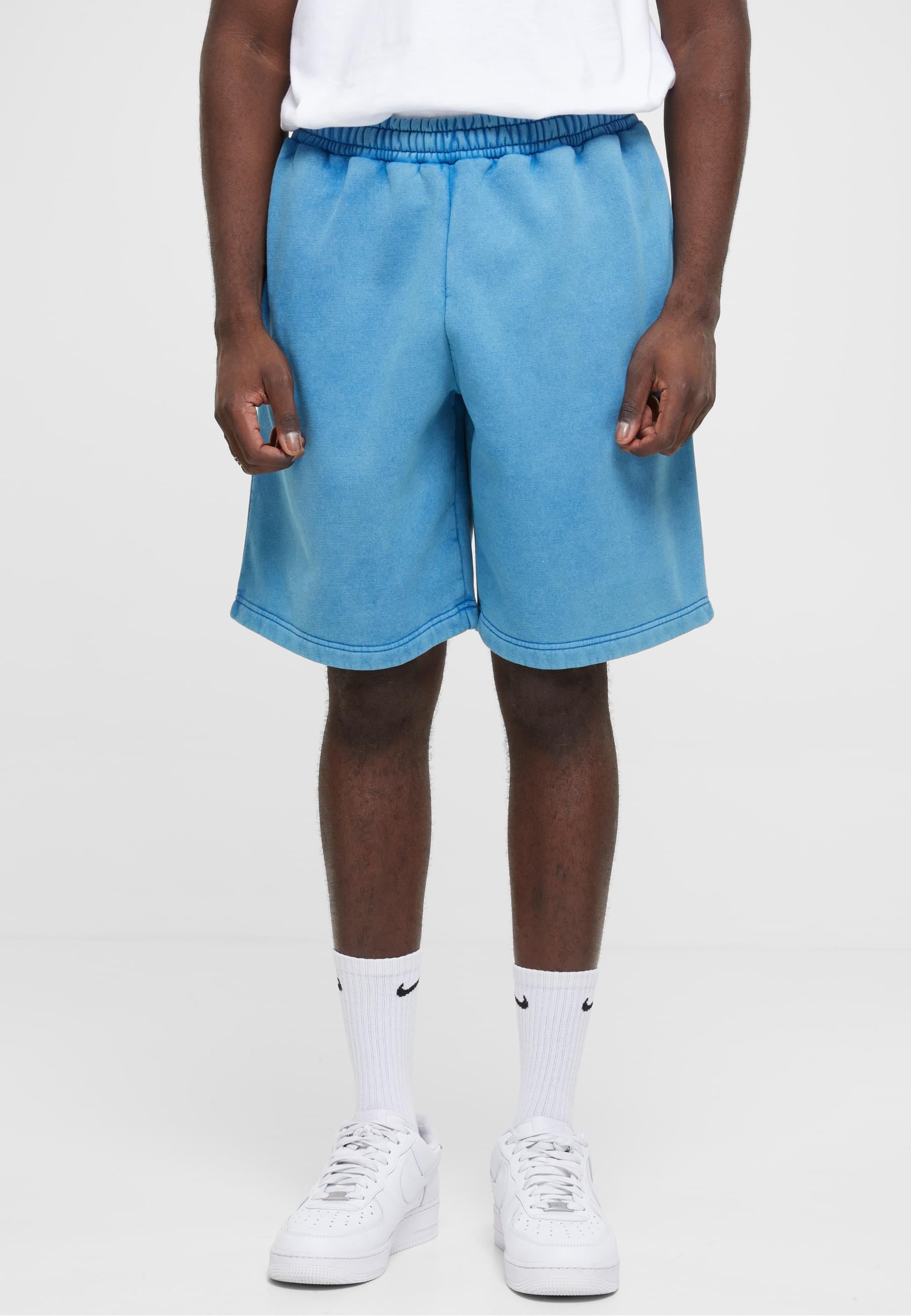 URBAN CLASSICS Sweatshorts »Urban Classics Herren Heavy Stone Washed Sweat Shorts«, (1 tlg.)