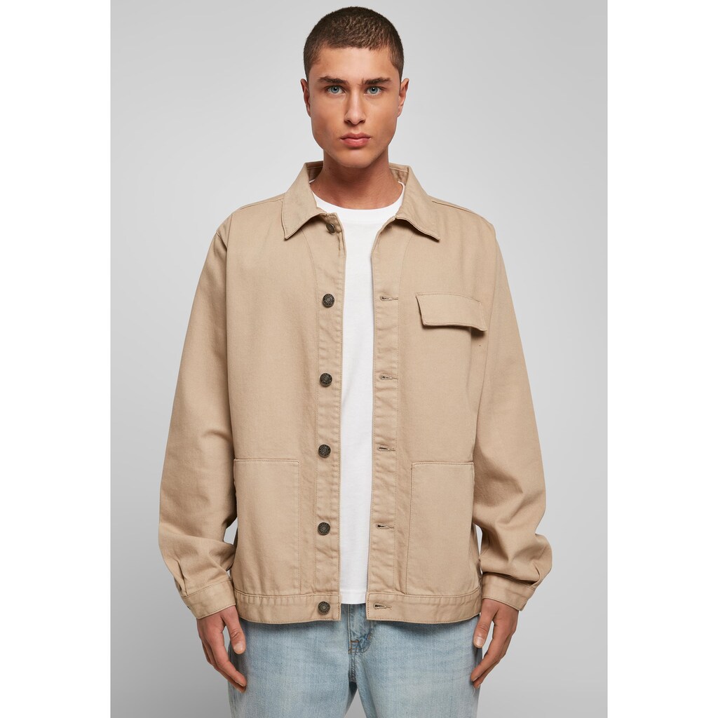 URBAN CLASSICS Allwetterjacke »Urban Classics Herren Painter's Jacket«, (1 St.), ohne Kapuze