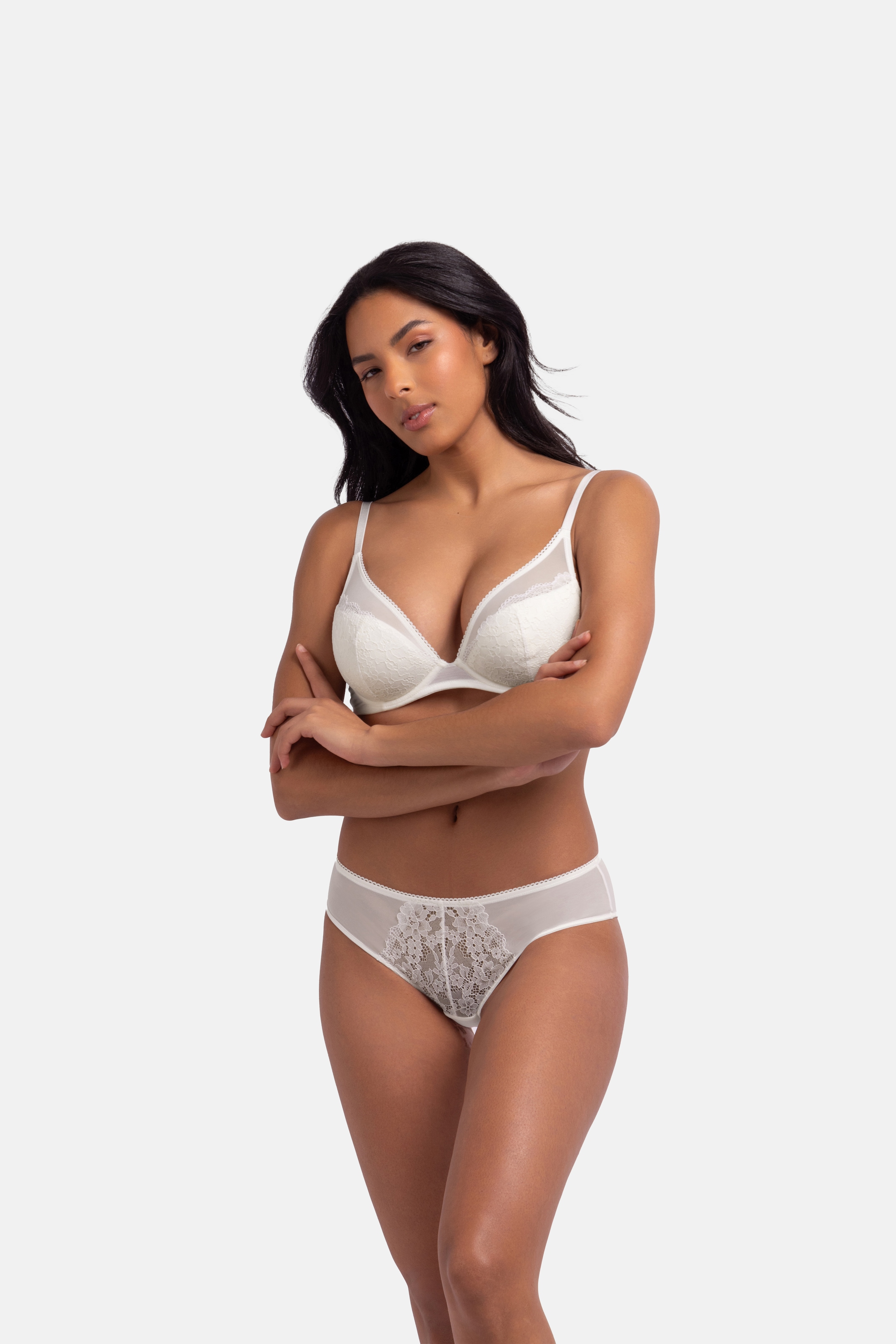 Dorina Bügel-BH »Padded Plunge«, leicht gepolstert, Mesh Details