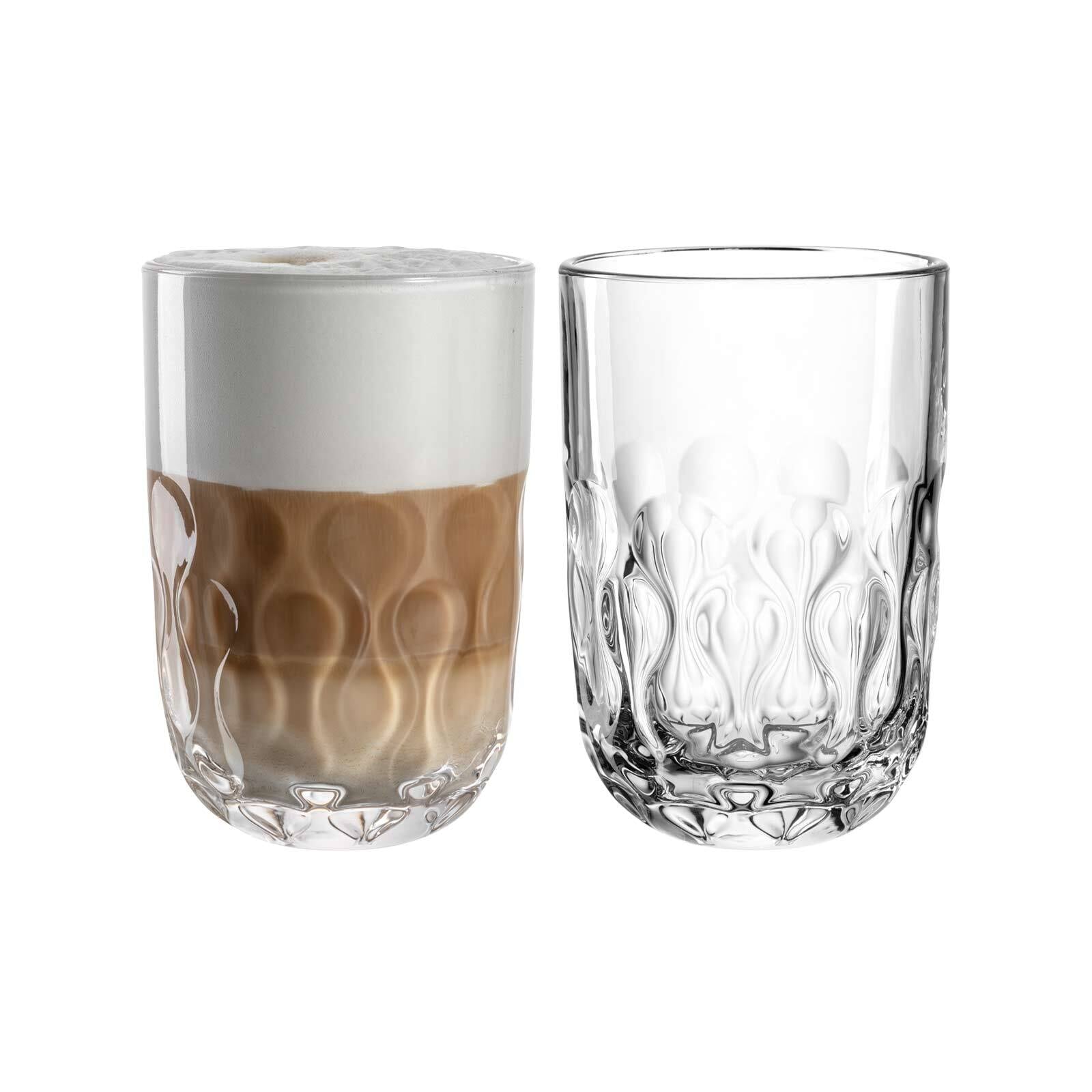 LEONARDO Latte-Macchiato-Glas "Latte Macchiato Gläser (2) Gocce 390 ml 2er günstig online kaufen