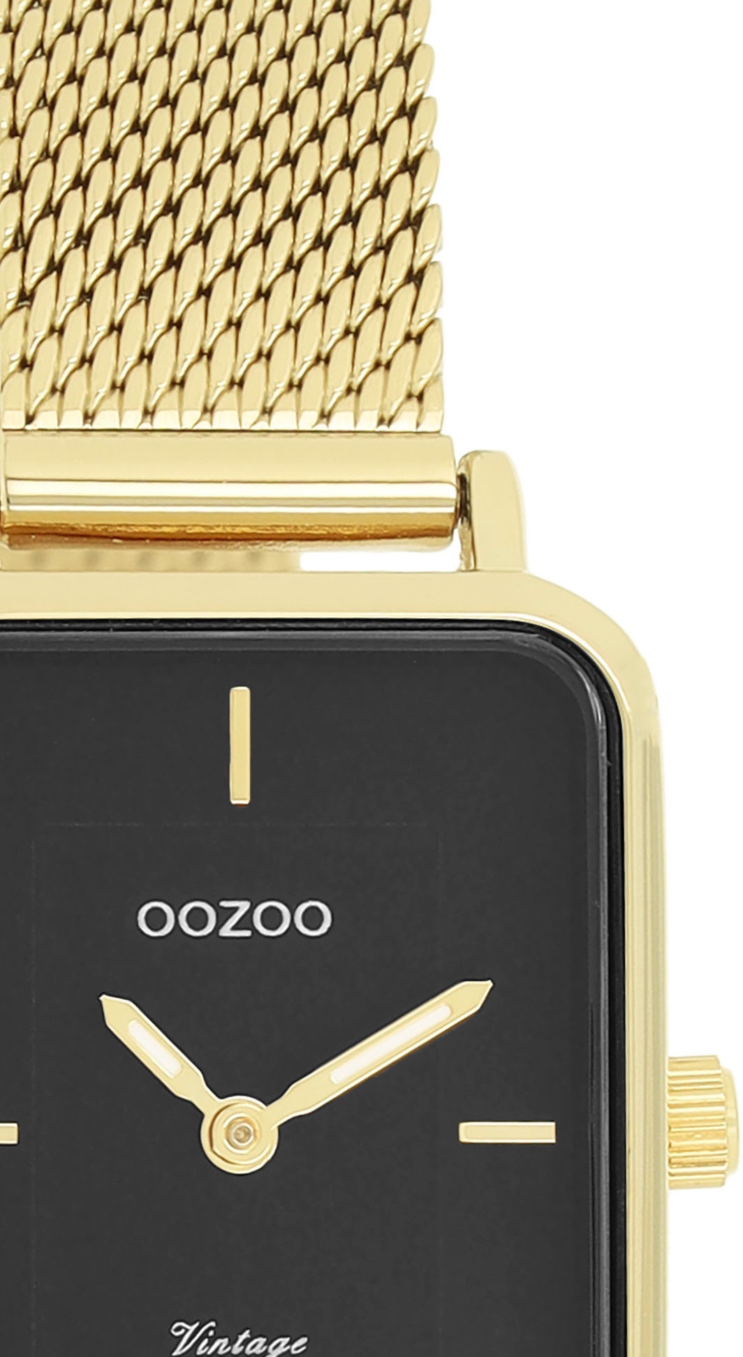 OOZOO Quarzuhr, Armbanduhr, Damenuhr, Edelstahlarmband, analog