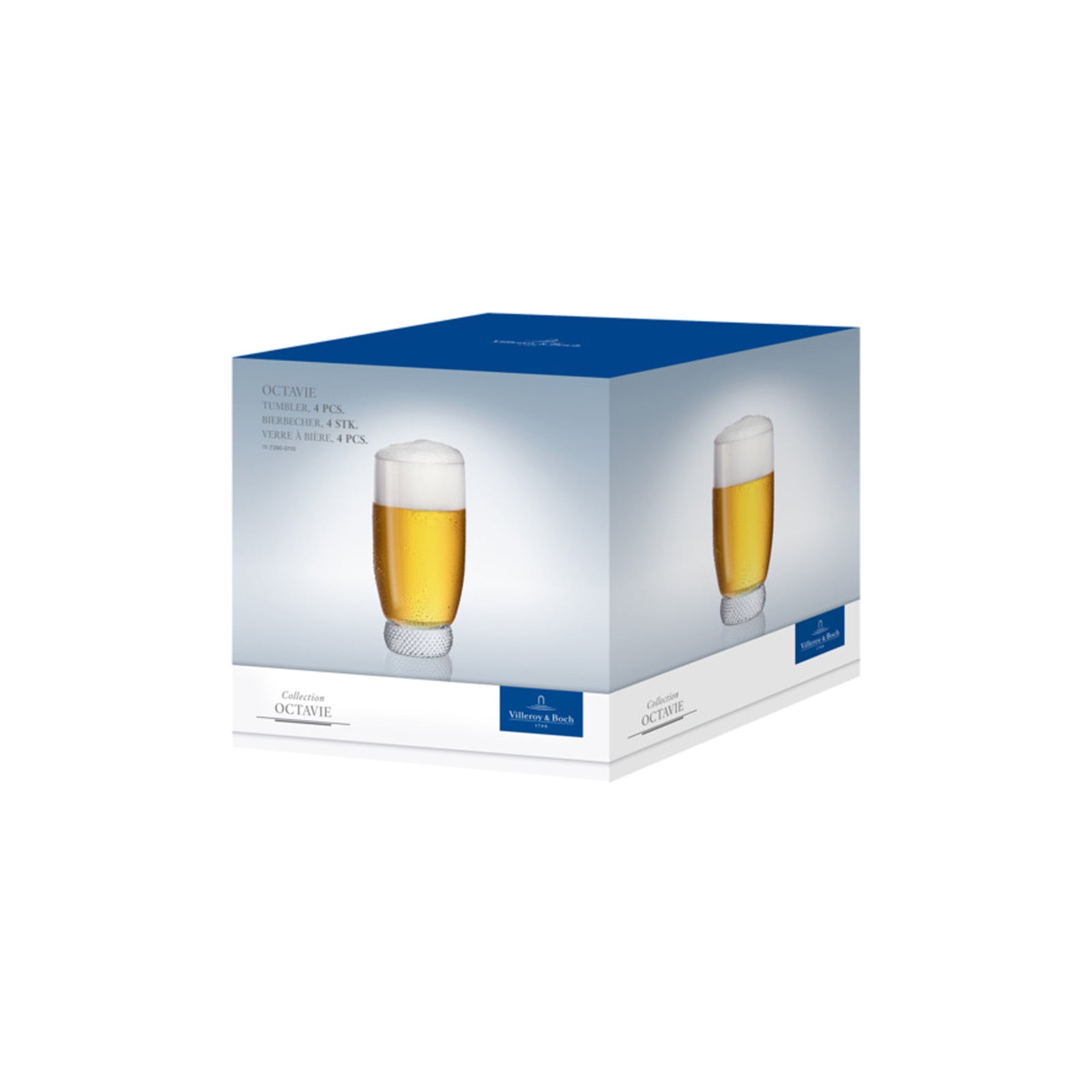 Villeroy & Boch Bierglas »Biergläser Octavie 385 ml 4er Set transparent«