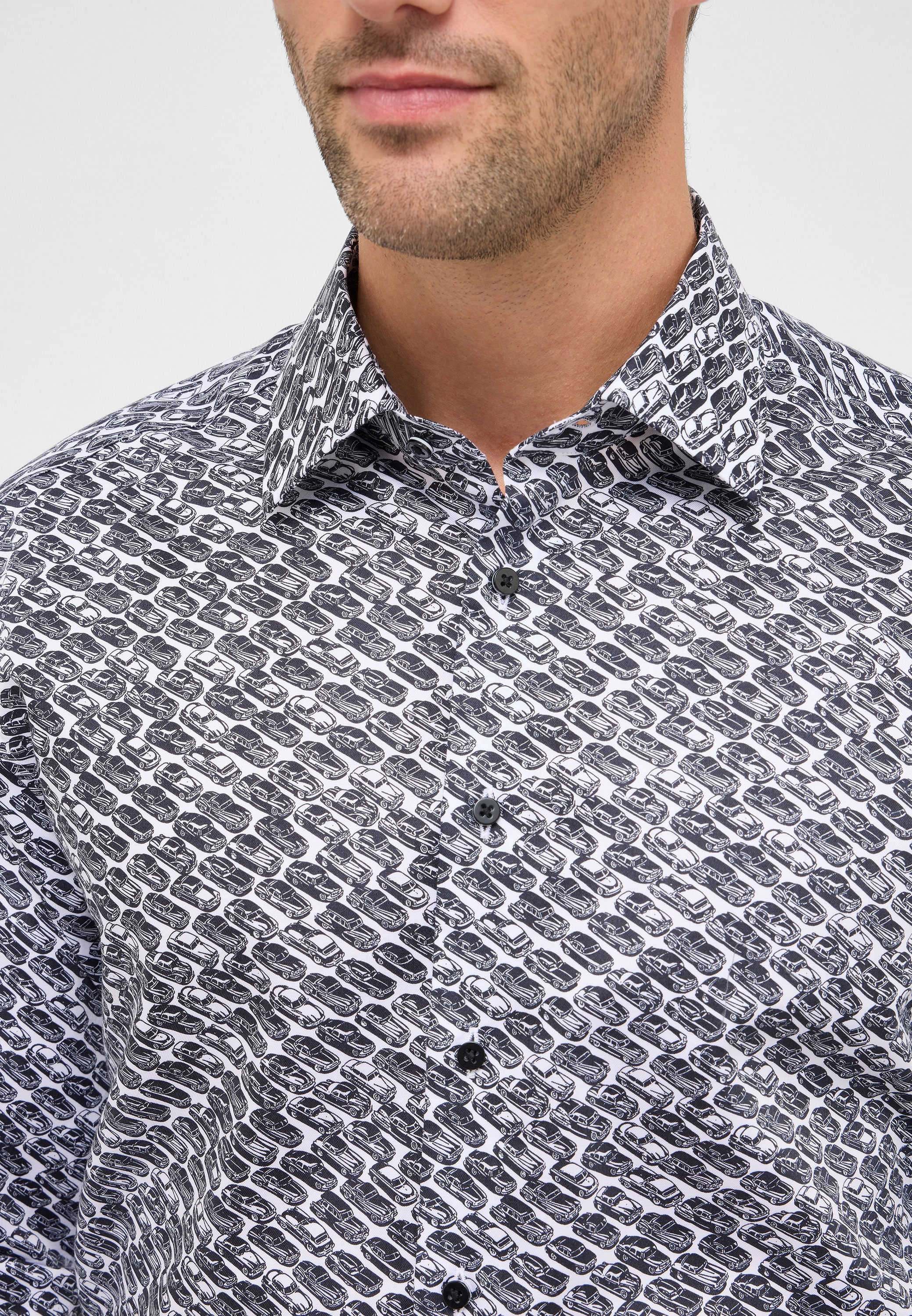 Eterna Langarmhemd »MODERN FIT«, NON IRON (bügelfrei)