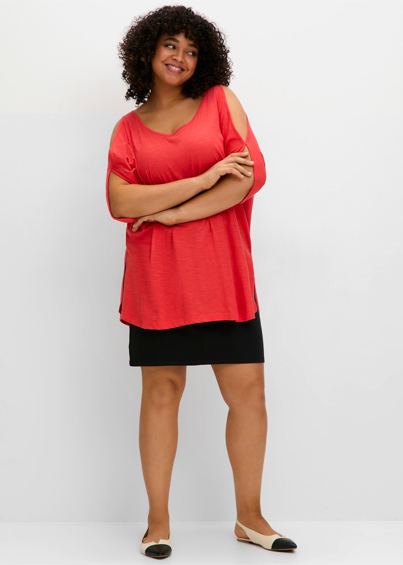 Sheego Longshirt "Longshirt" 1 Stk. günstig online kaufen