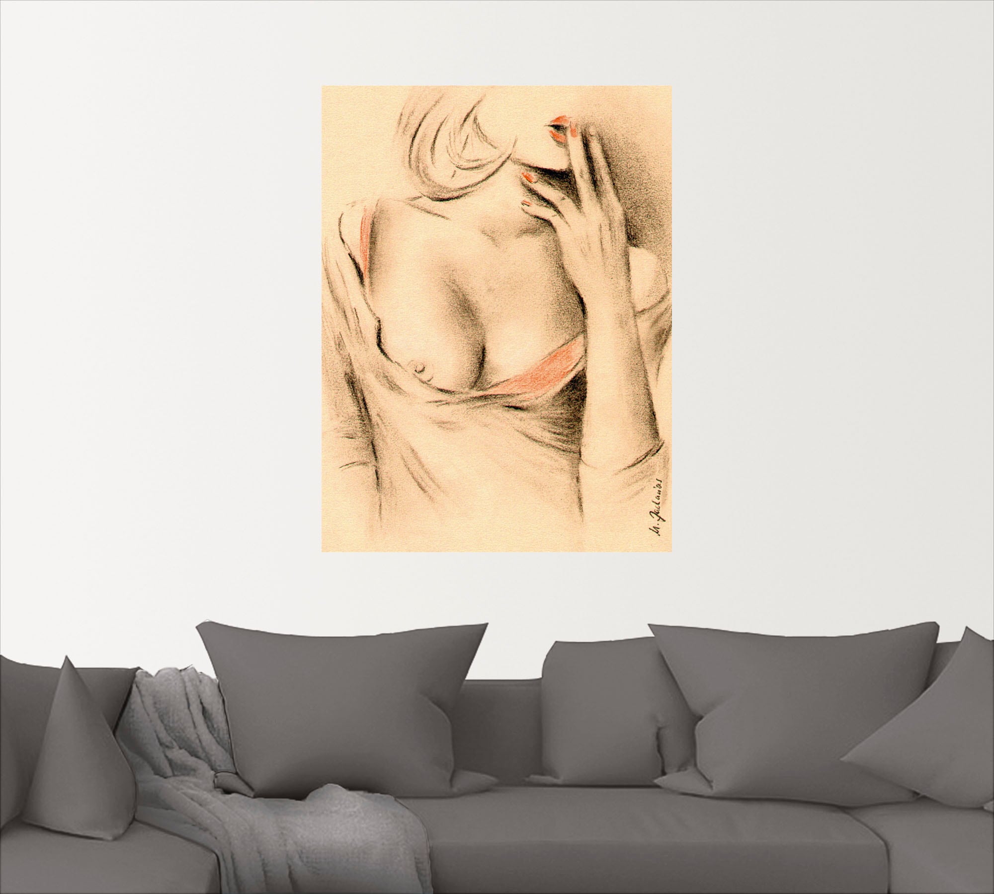 Artland Wandbild »Aphrodite der Moderne«, Frau, (1 St.), als Leinwandbild, Poster, Wandaufkleber in verschied. Größen