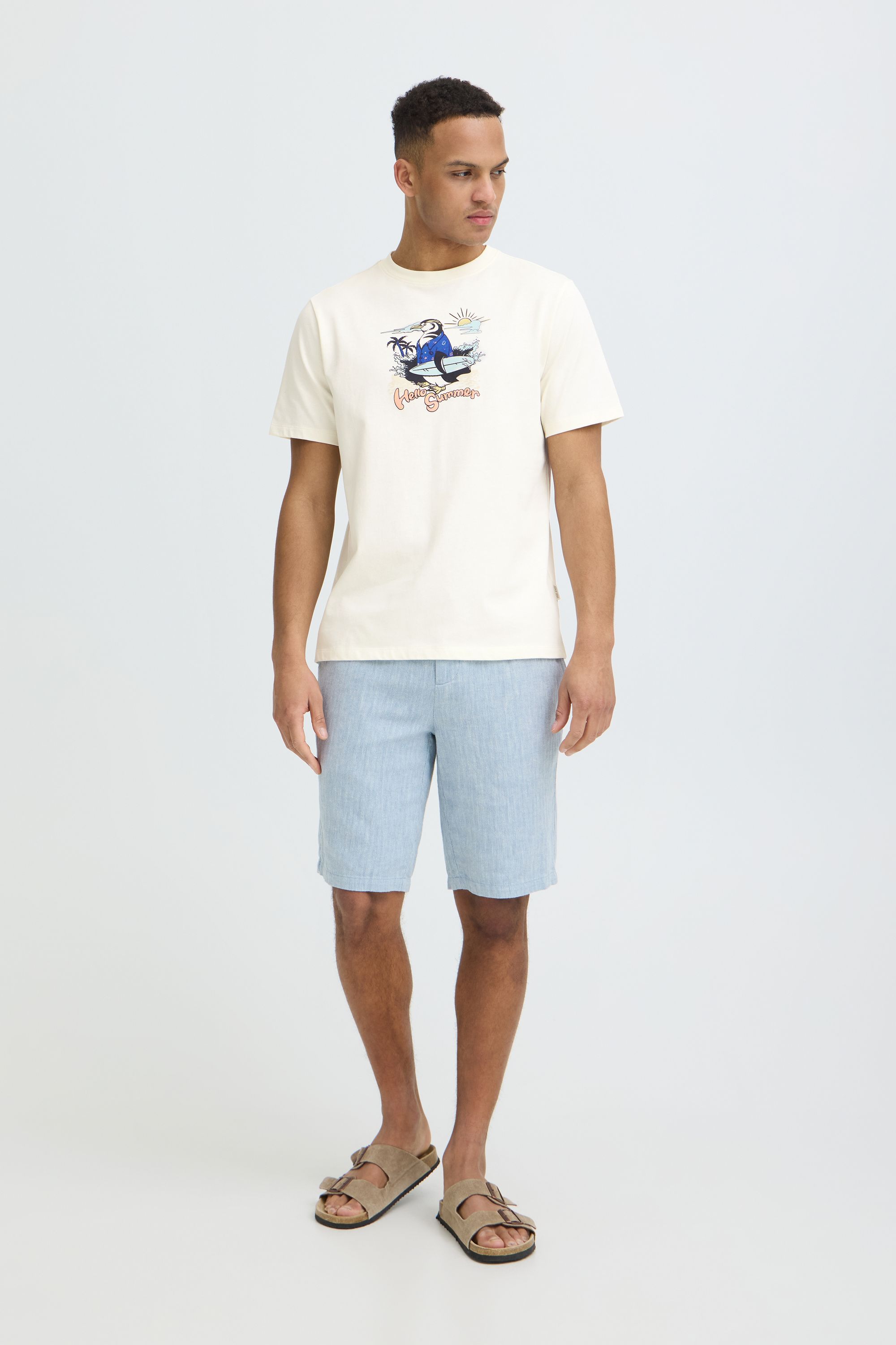 Thumbnail - Blend Rundhalsshirt "BHKarsten" Modernes T-Shirt mit Print