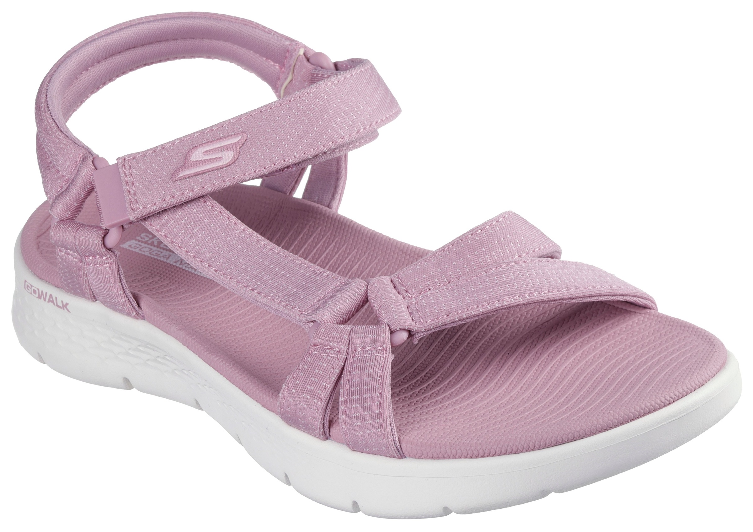 Skechers "GO WALK FLEX SANDAL-SUBLIME-X", Sommerschuh, Sandalette, Klettschuh, mit Goga Mat Footbed