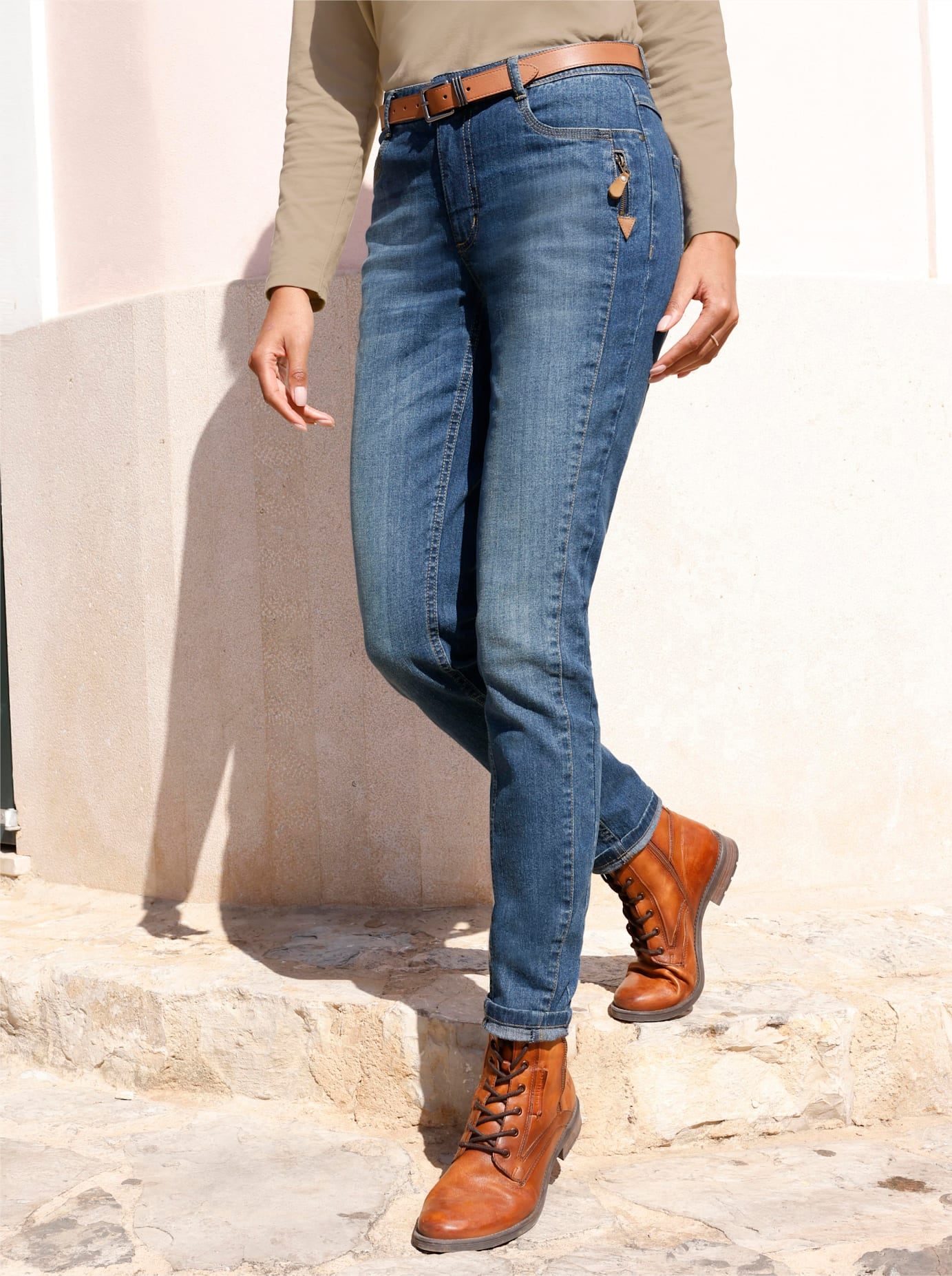 Casual Looks 5-Pocket-Jeans günstig online kaufen