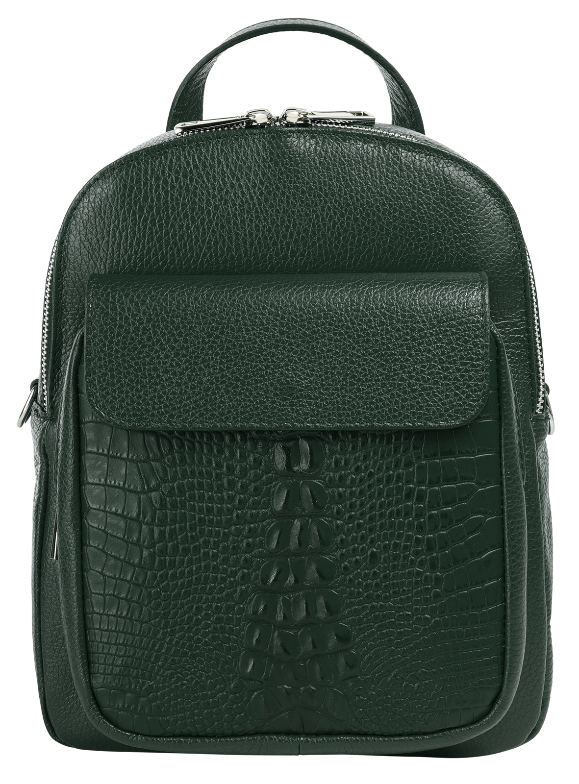 Cityrucksack, echt Leder, Made in Italy