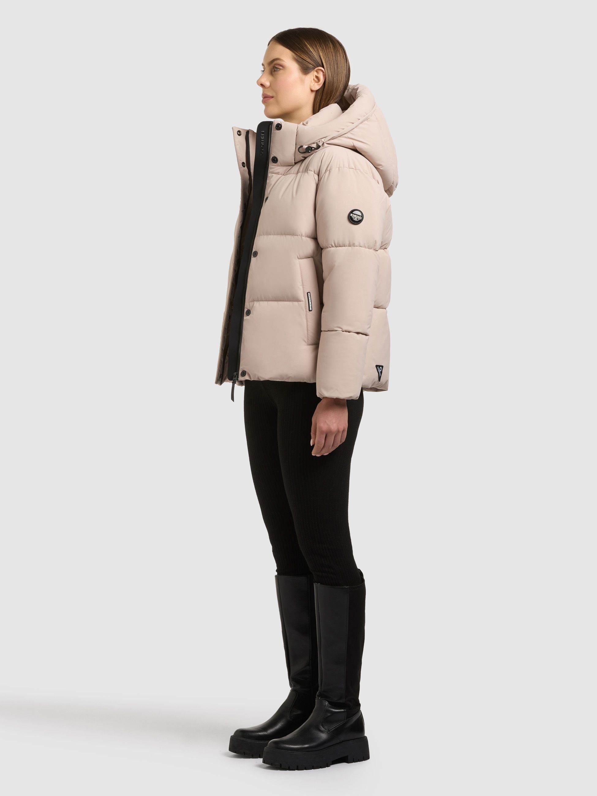 khujo Steppjacke »DEVINA3 MATT« mit Kapuze