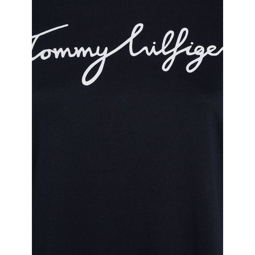 Tommy Hilfiger Curve T-Shirt »CRV REG C-NK SIGNATURE TEE SS«