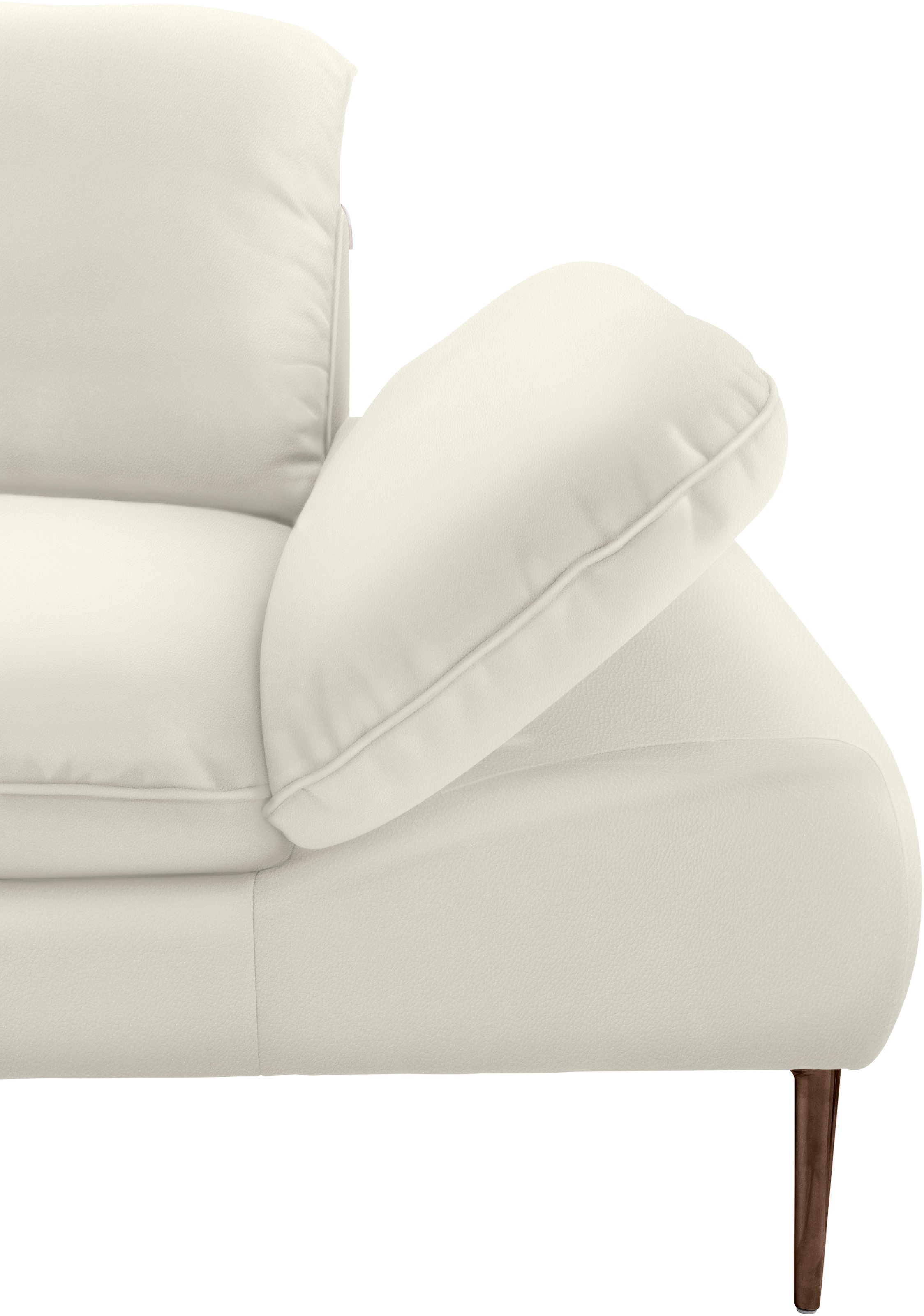 W.SCHILLIG Ecksofa »enjoy&MORE, Designsofa, bequem, zeitlos und elegant, L-Form«, Sitztiefenverstellung, Füße bronze pulverbeschichtet, Breite 310 cm