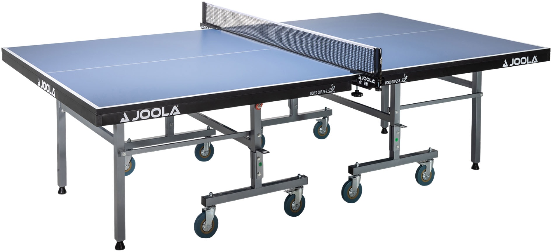 "Tischtennisplatte JOOLA ""World Cup 25-S"", blau, TischtennisplattenB:152,5cm H:76cm L:274cm, B:152,5cm H:76cm L:274cm"