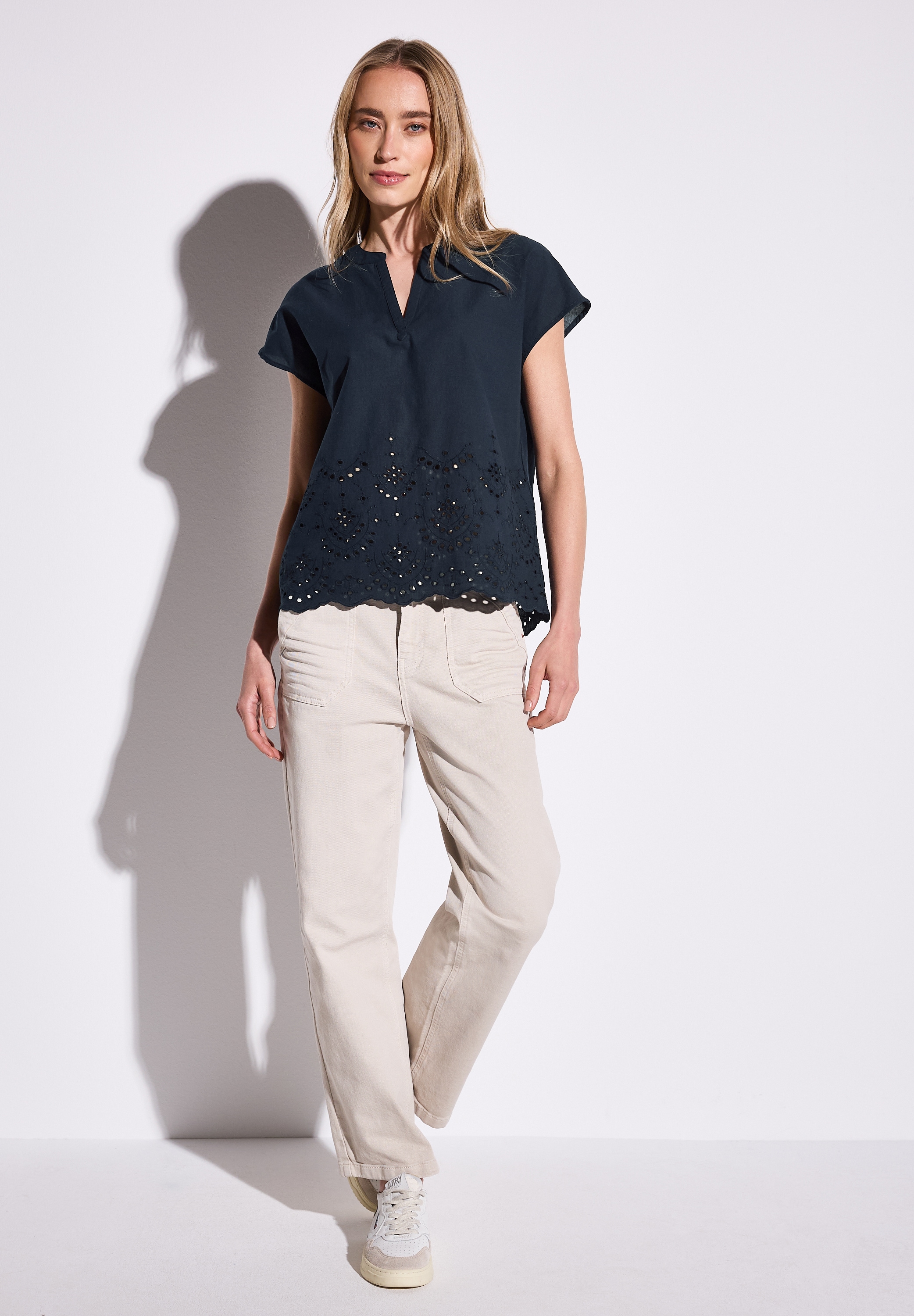 STREET ONE Shirtbluse, aus reiner Baumwolle