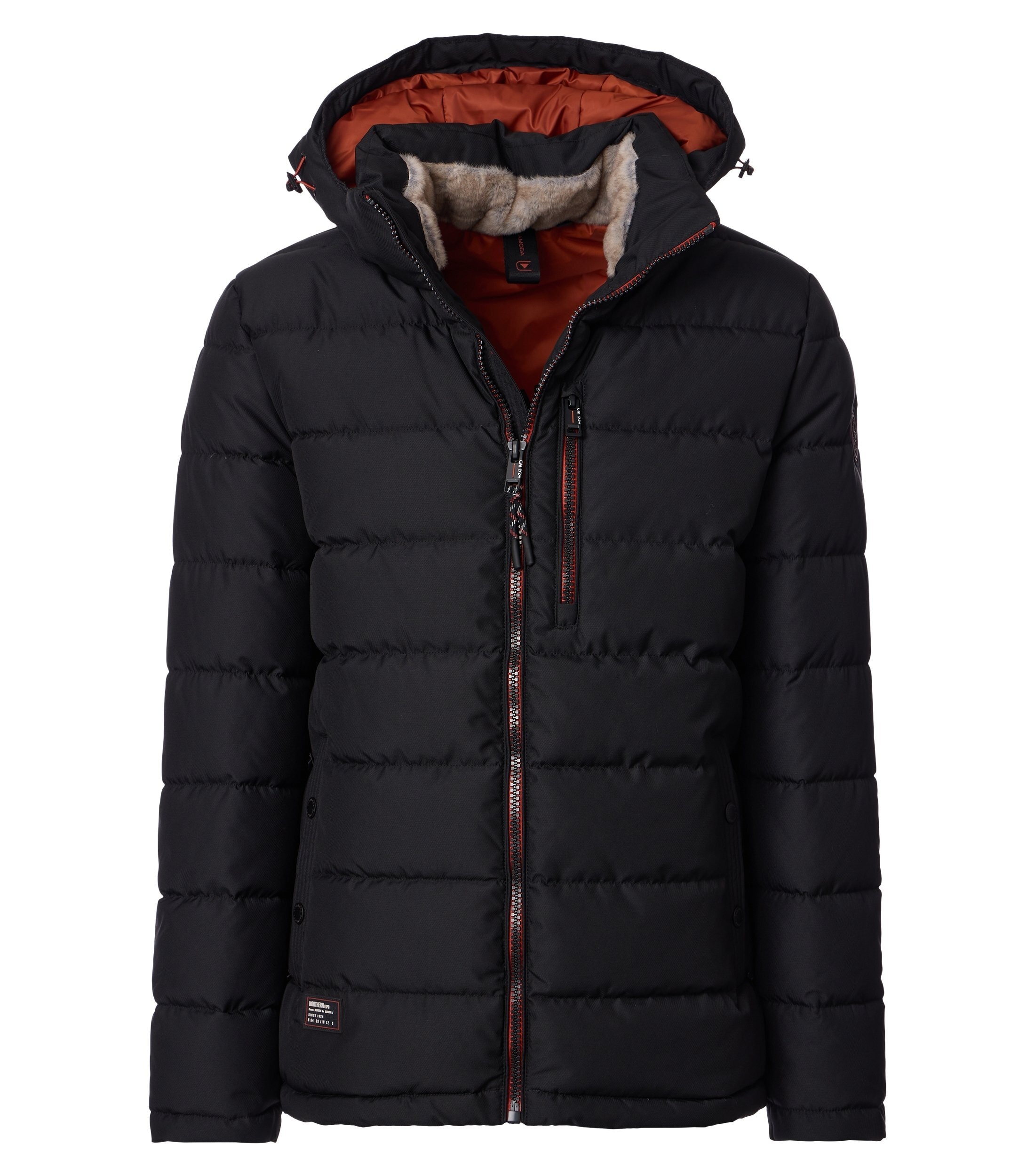 CASAMODA Steppjacke »CASAMODA Steppjacke mit Kapuze uni«