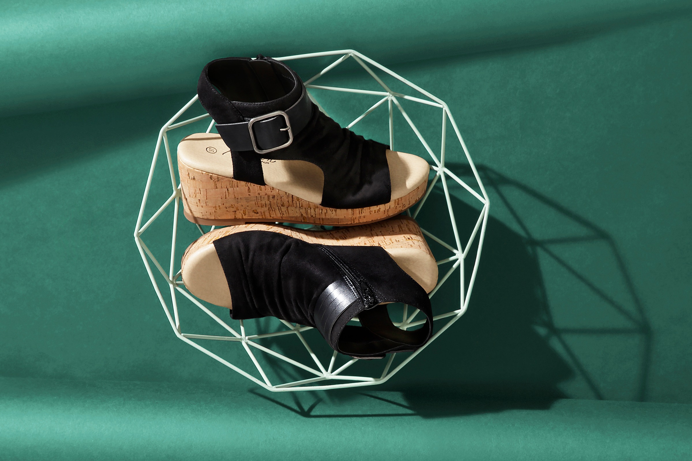 Aniston SHOES Keilsandalette  Schaftsandale, Plateausandale, Sommerschuh - NEUE KOLLEKTION