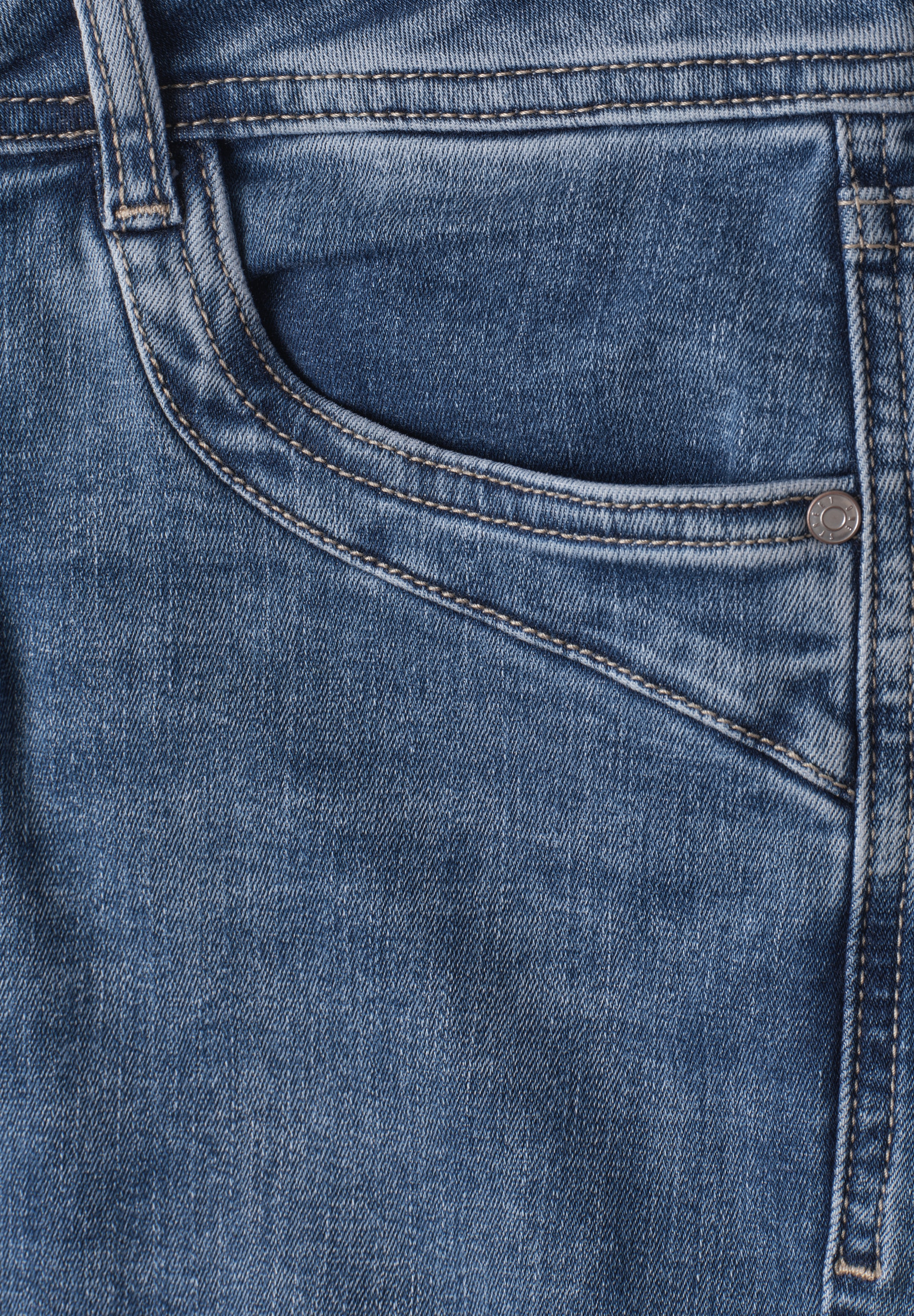 STREET ONE Slim-fit-Jeans Middle Waist
