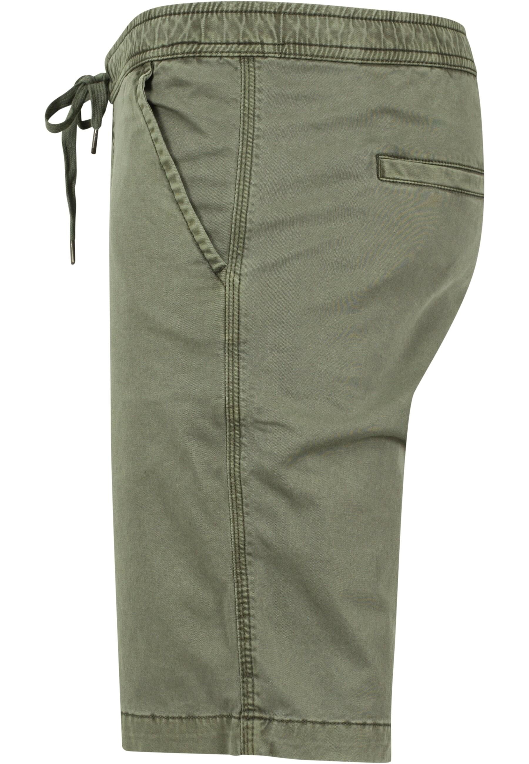 URBAN CLASSICS Stoffhose »Urban Classics Herren Stretch Twill Joggshorts«, (1 tlg.)