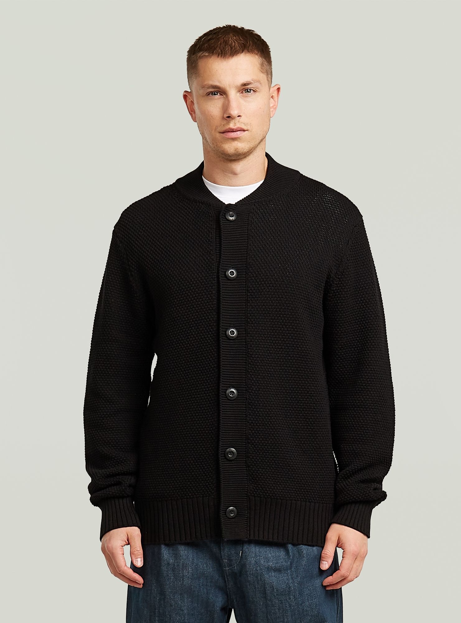 G-STAR Cardigan "Honey Comb Structure Cardigan Knit" günstig online kaufen