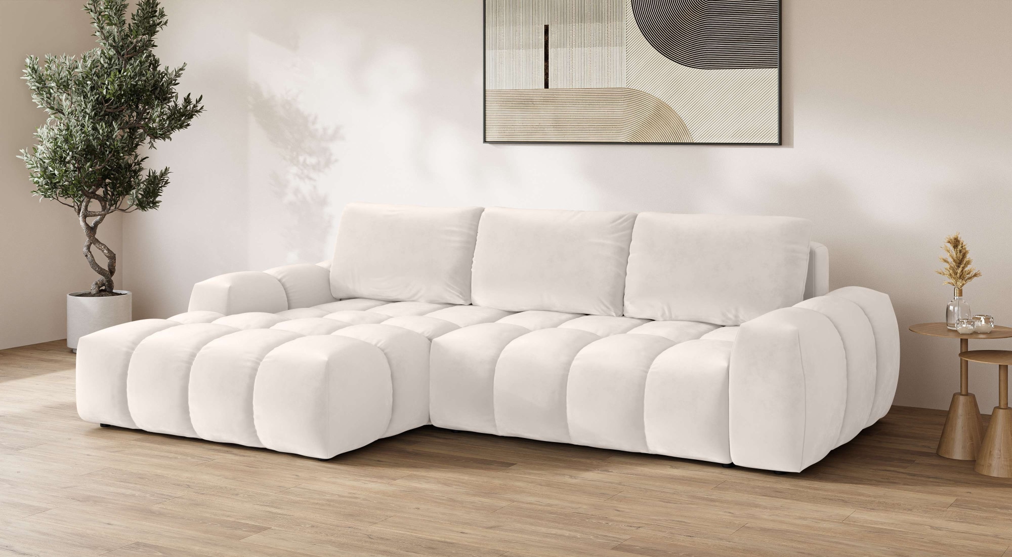 INOSIGN Ecksofa "AZITA klein optionale Schlafsofa mit Bettkasten, B/T/H: 27 günstig online kaufen