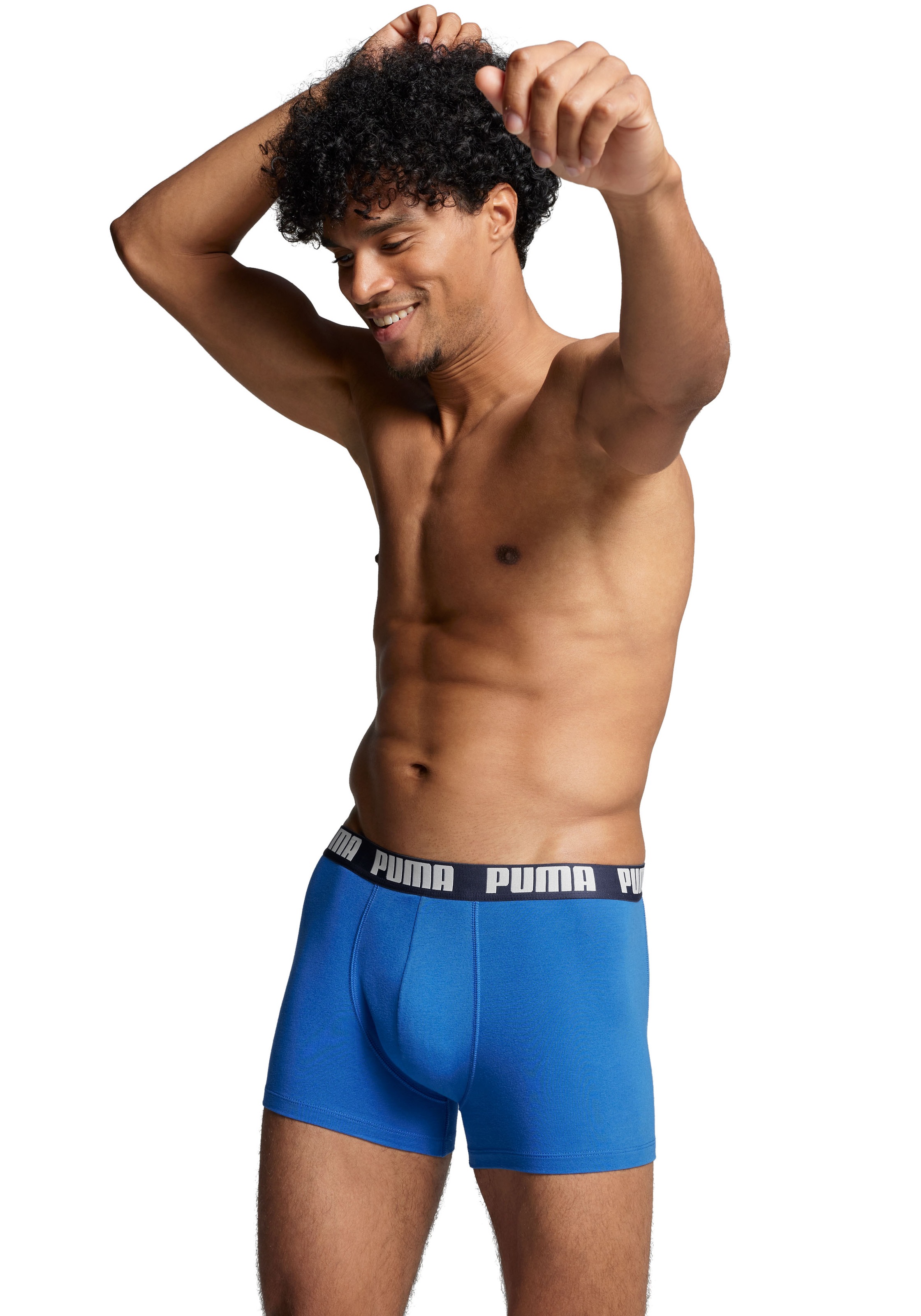 PUMA Boxershorts »PUMA MEN EVERYDAY BOXER 6P ECOM«, (6er Pack), Elastischer Logobund, Stretchmaterial, ohne Eingriff