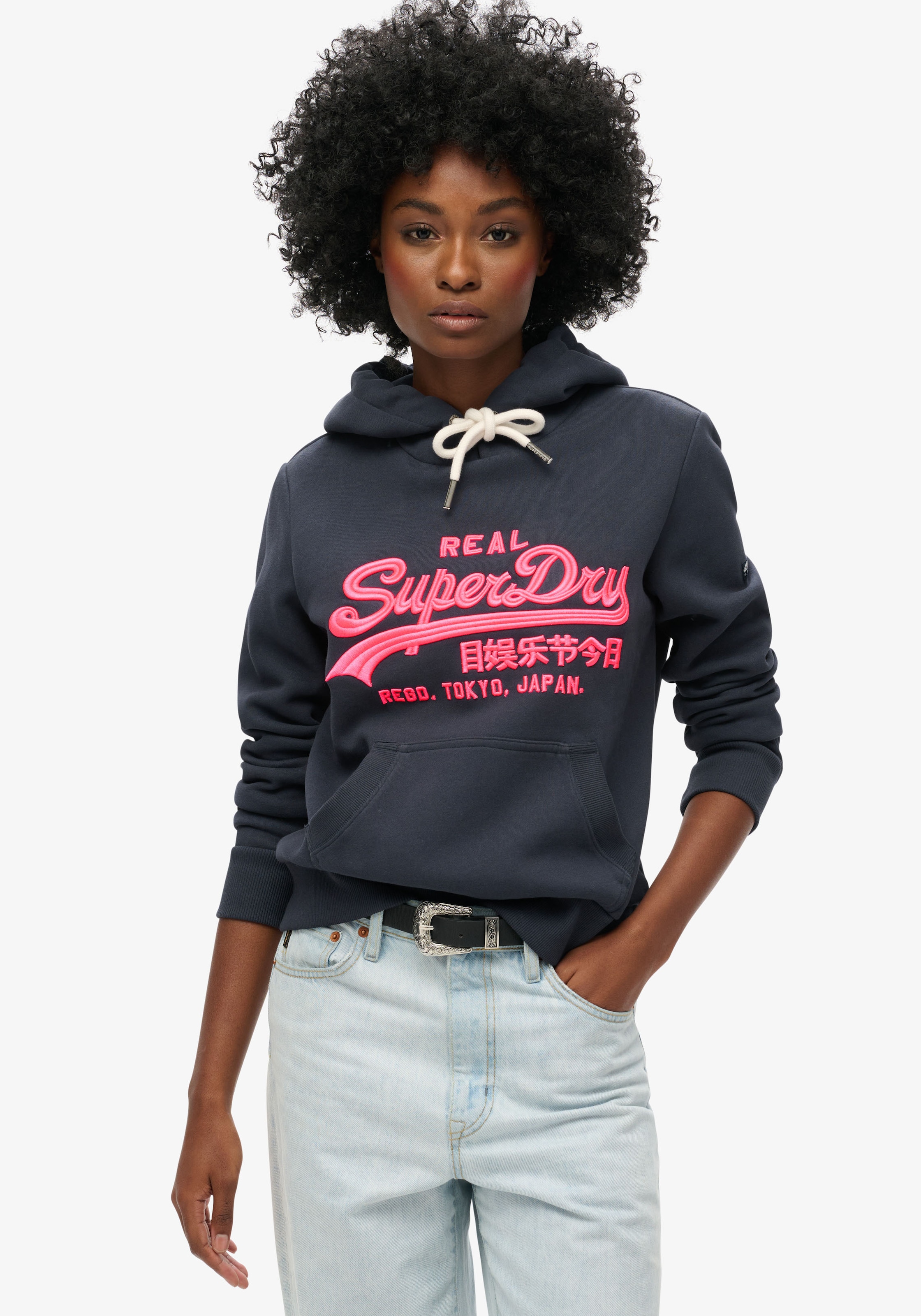 Kapuzensweatshirt »NEON VL EMB GRAPHIC HOODIE«