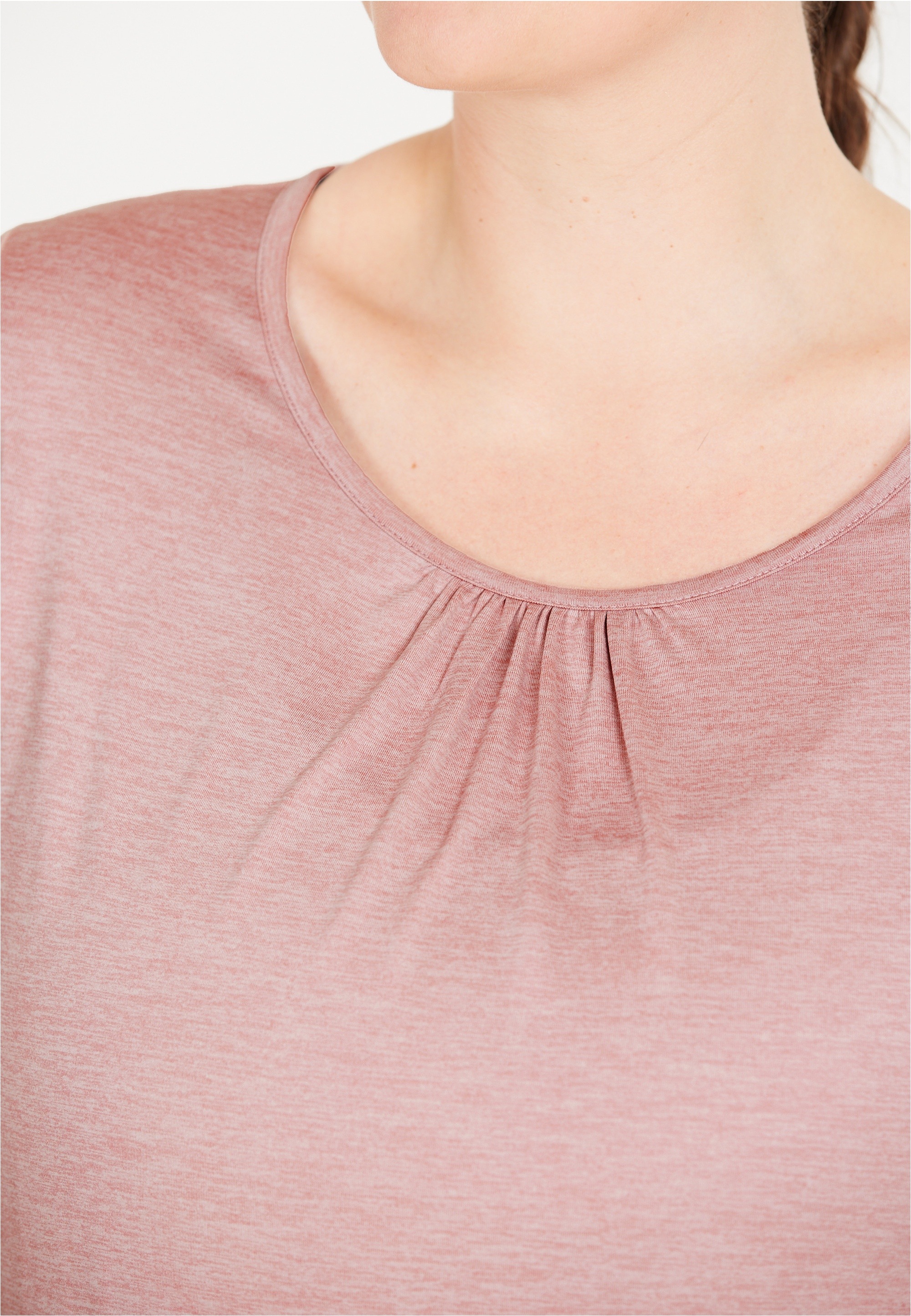 Q by Endurance Funktionsshirt »BREE MELANGE«, (1 tlg.), mit QUICK DRY-Technologie
