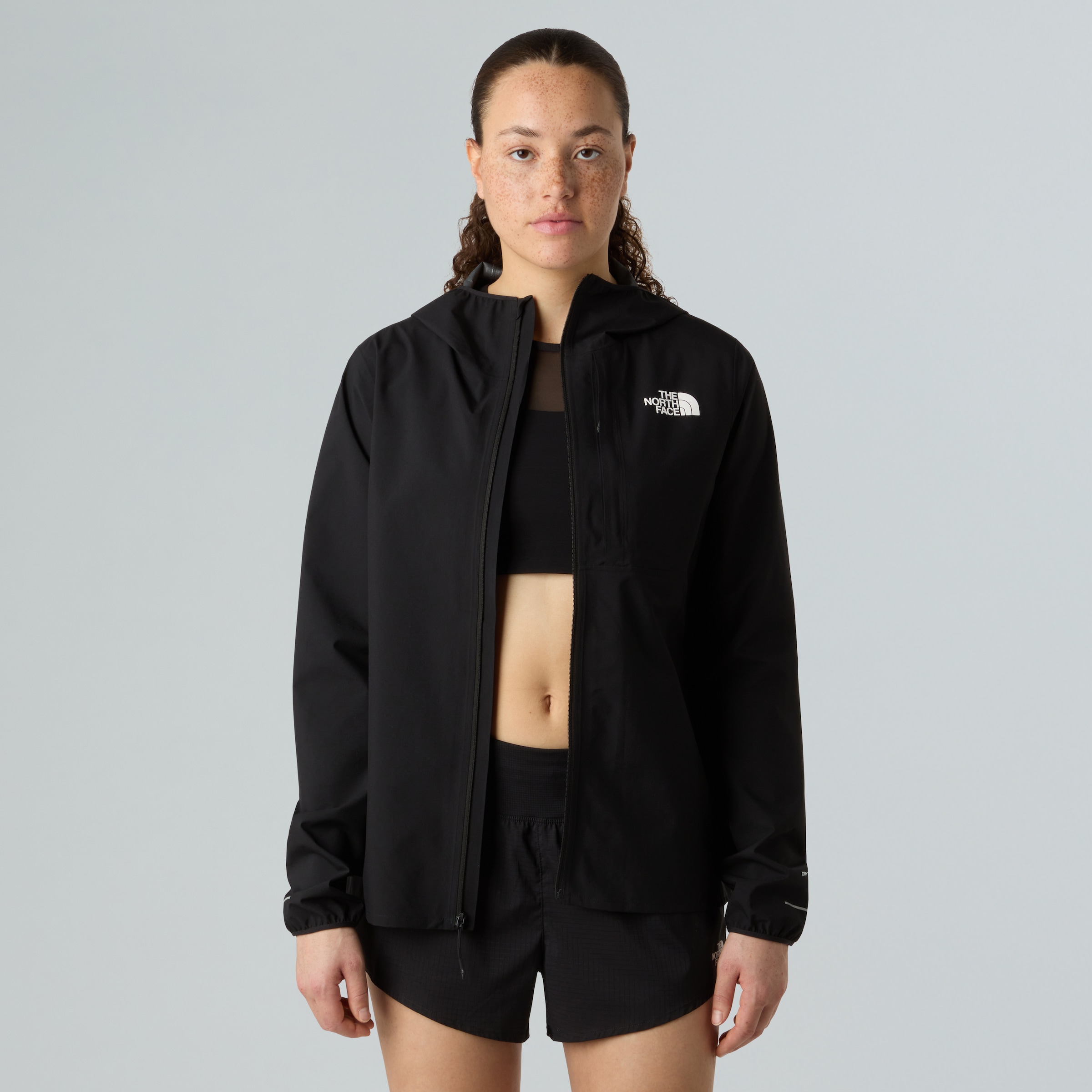 The North Face Funktionsjacke »W FONTANALES JACKET« mit Kapuze mit Kapuze, wasserdicht, atmungsaktiv, winddicht, hüftbedeckende Länge