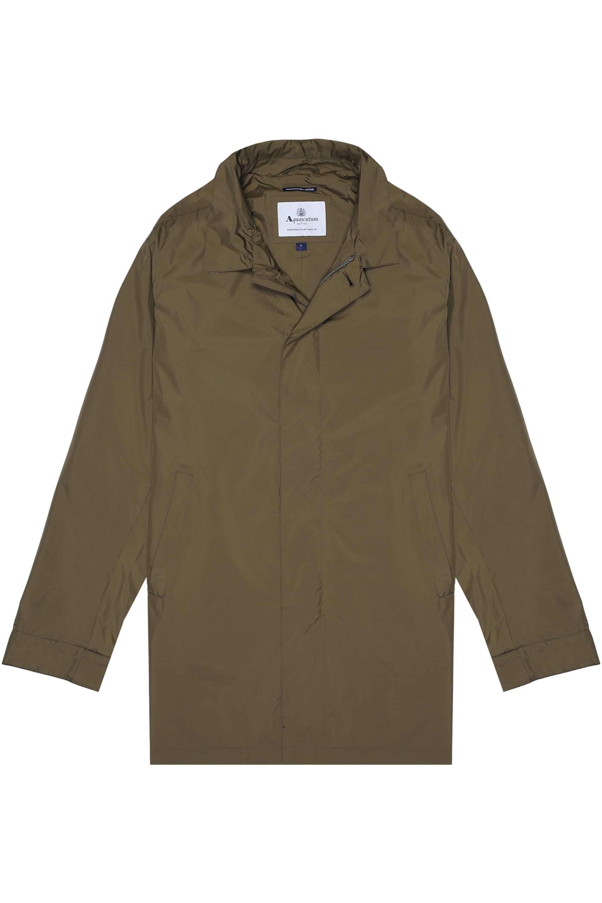 Aquascutum Active "RLG PACKABLE TRENCHCOAT Herren" mit Kapuze Regenmantel Herren, leichte Jacke, Übergangsjacke, Outdoor, Sale