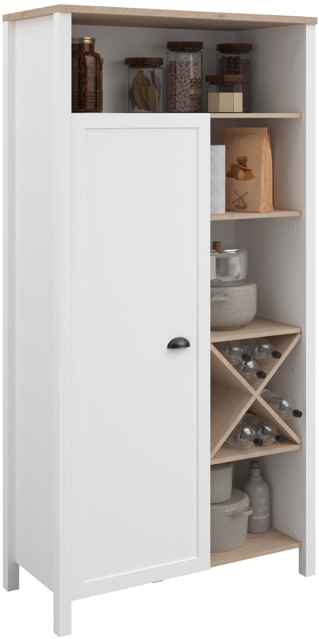 Parisot Küchenbuffet Cottage 11 Parisot Küchenbuffet Set 95x185x43 Schrank günstig online kaufen