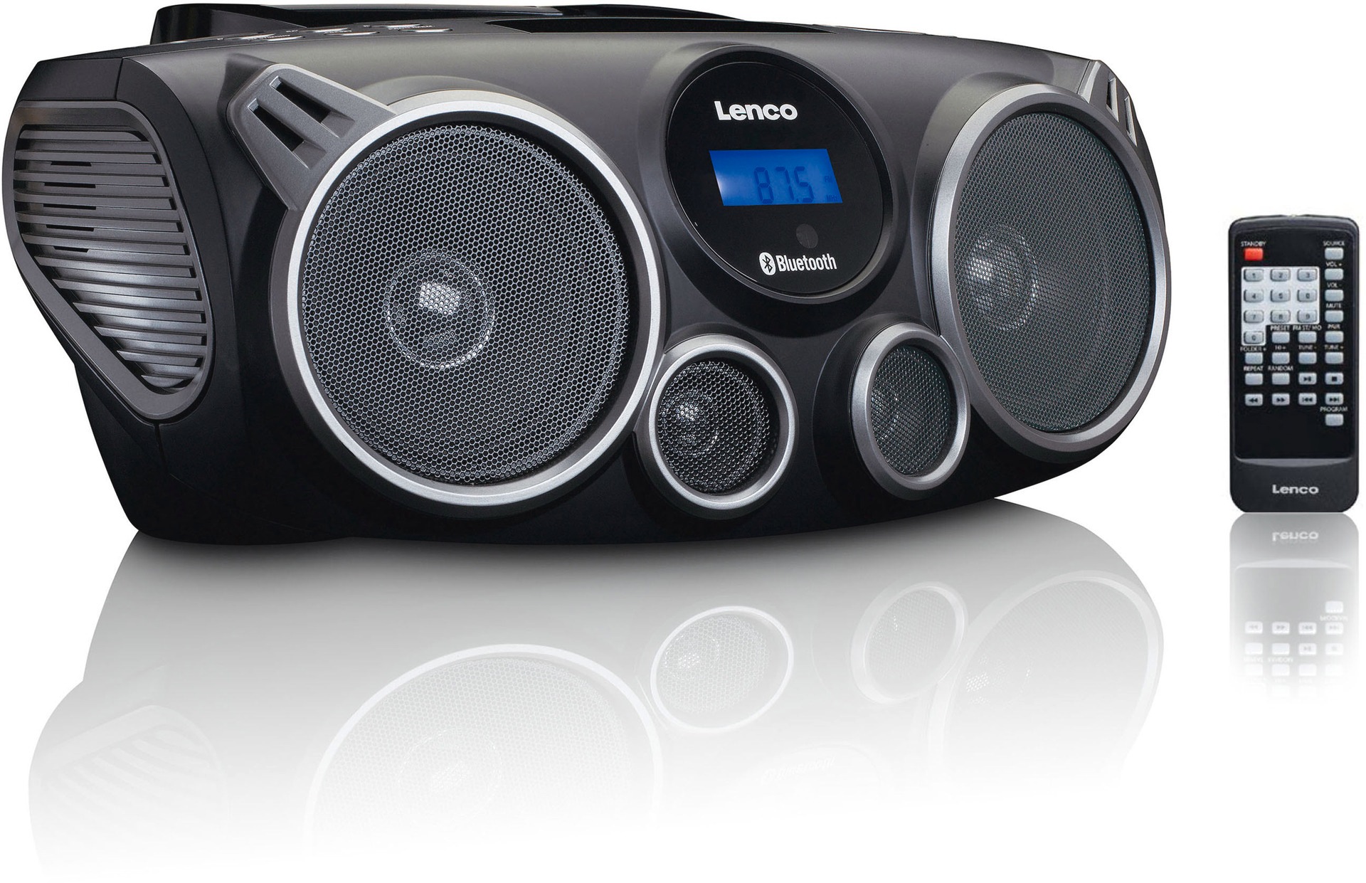 BT, CD, BAUR FM-Tuner) »SCD-100BK | MP3, Radio Lenco USB«, (Bluetooth mit Radio