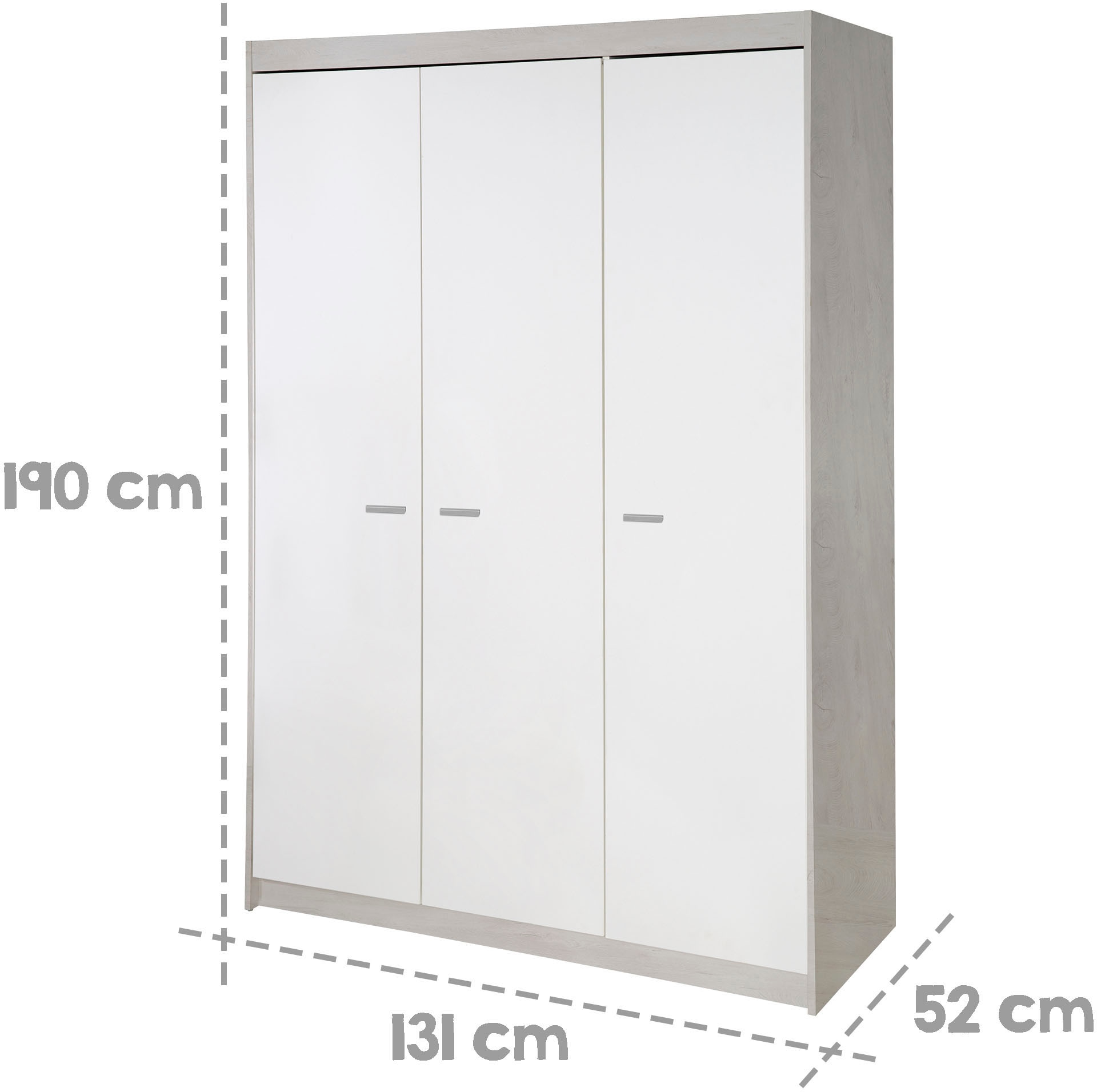 roba® Kleiderschrank »Julia, Kinderkleiderschrank«, 3-trg.