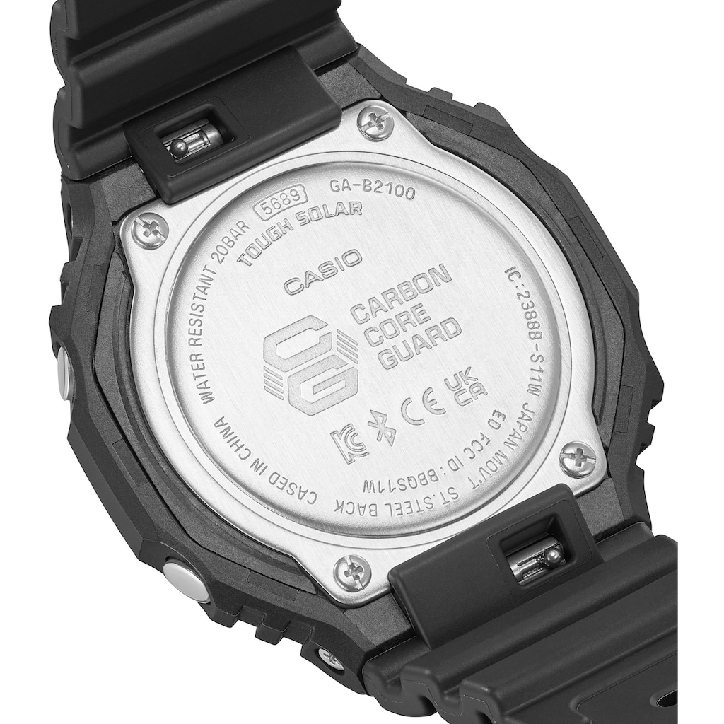 CASIO G-SHOCK Smartwatch »GA-B2100-1AER«, (Solar)