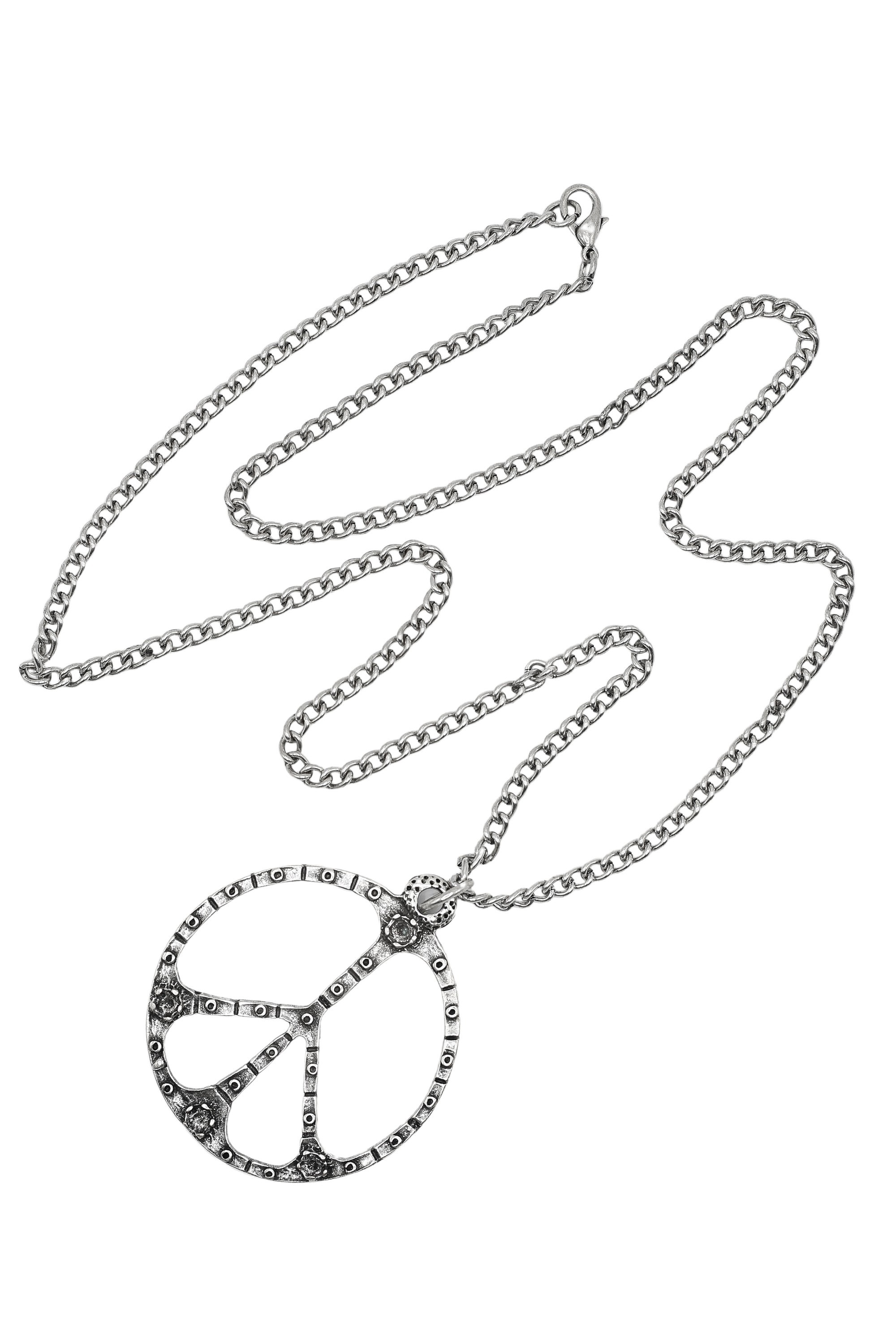 COLLEZIONE ALESSANDRO Lange Kette "Peace", mit XL Peace Anhänger günstig online kaufen