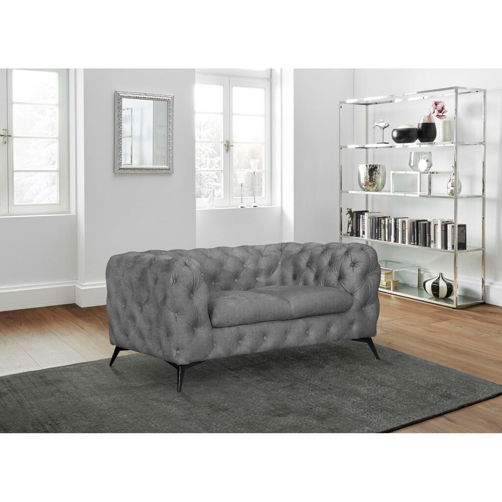 Leonique Chesterfield-Sofa »Glynis«