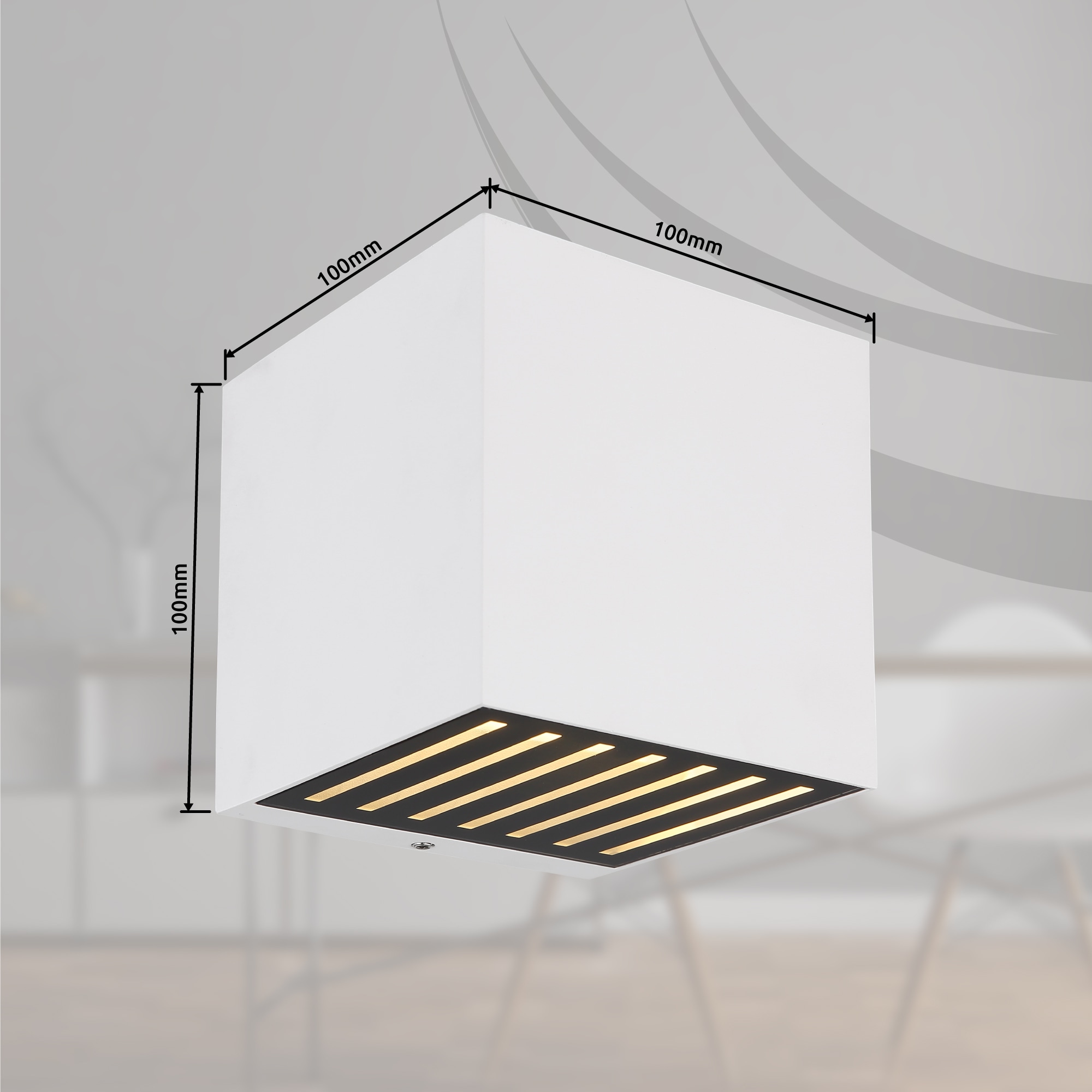 GLOBO LIGHTING LED Außen-Wandleuchte »ILLI«, Leuchtmittel LED-Modul | LED fest integriert, Außenbereich/IP54/Lichtschein: auf- und abwärts/Hauswand