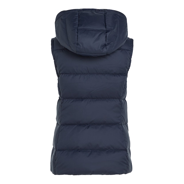 Tommy Hilfiger Steppweste »FEMININE MW RECYCLED DOWN VEST«, mit  Reißverschlusstaschen kaufen | BAUR