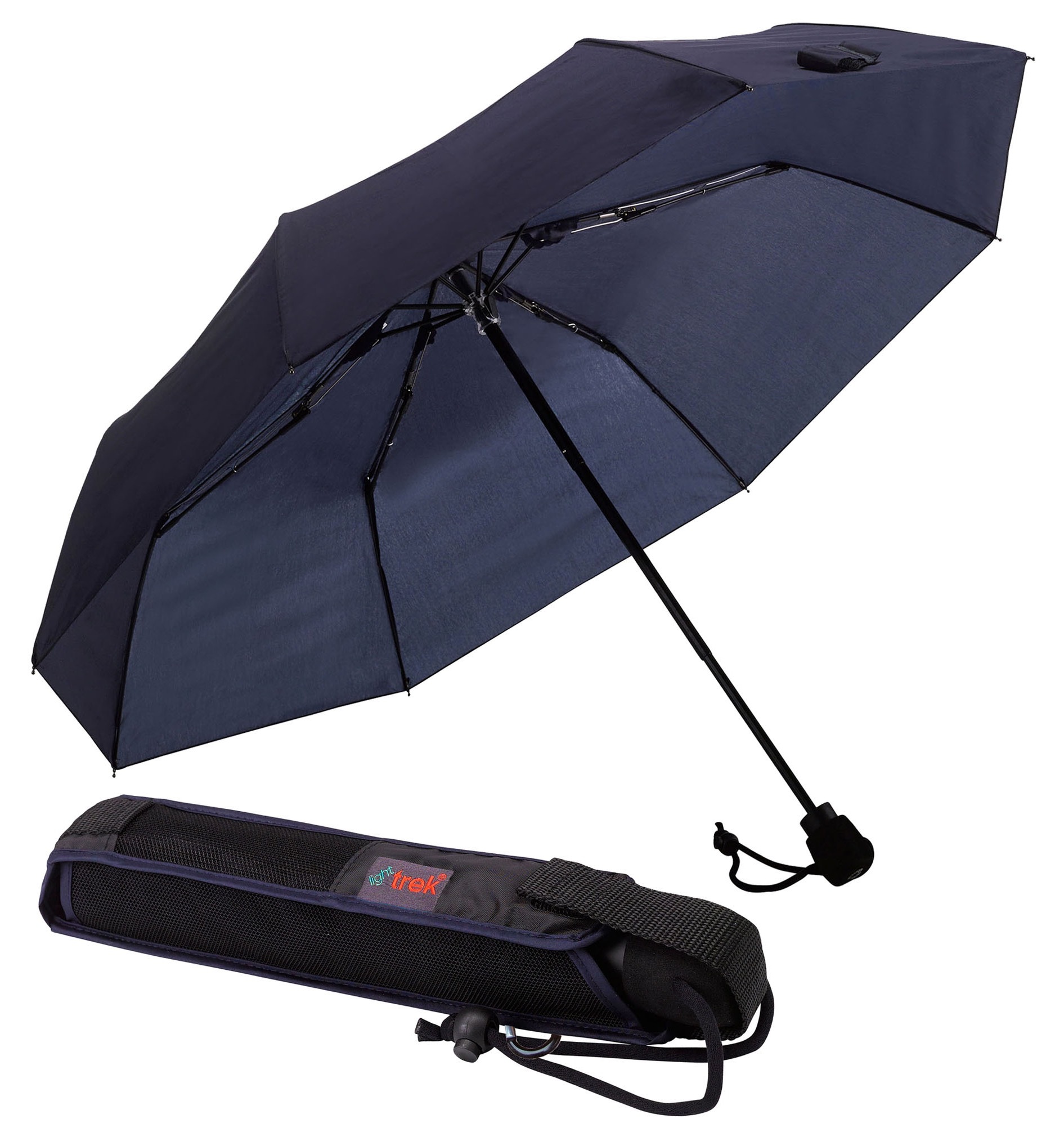 EuroSCHIRM® Taschenregenschirm »light trek«, mit integriertem Kompass