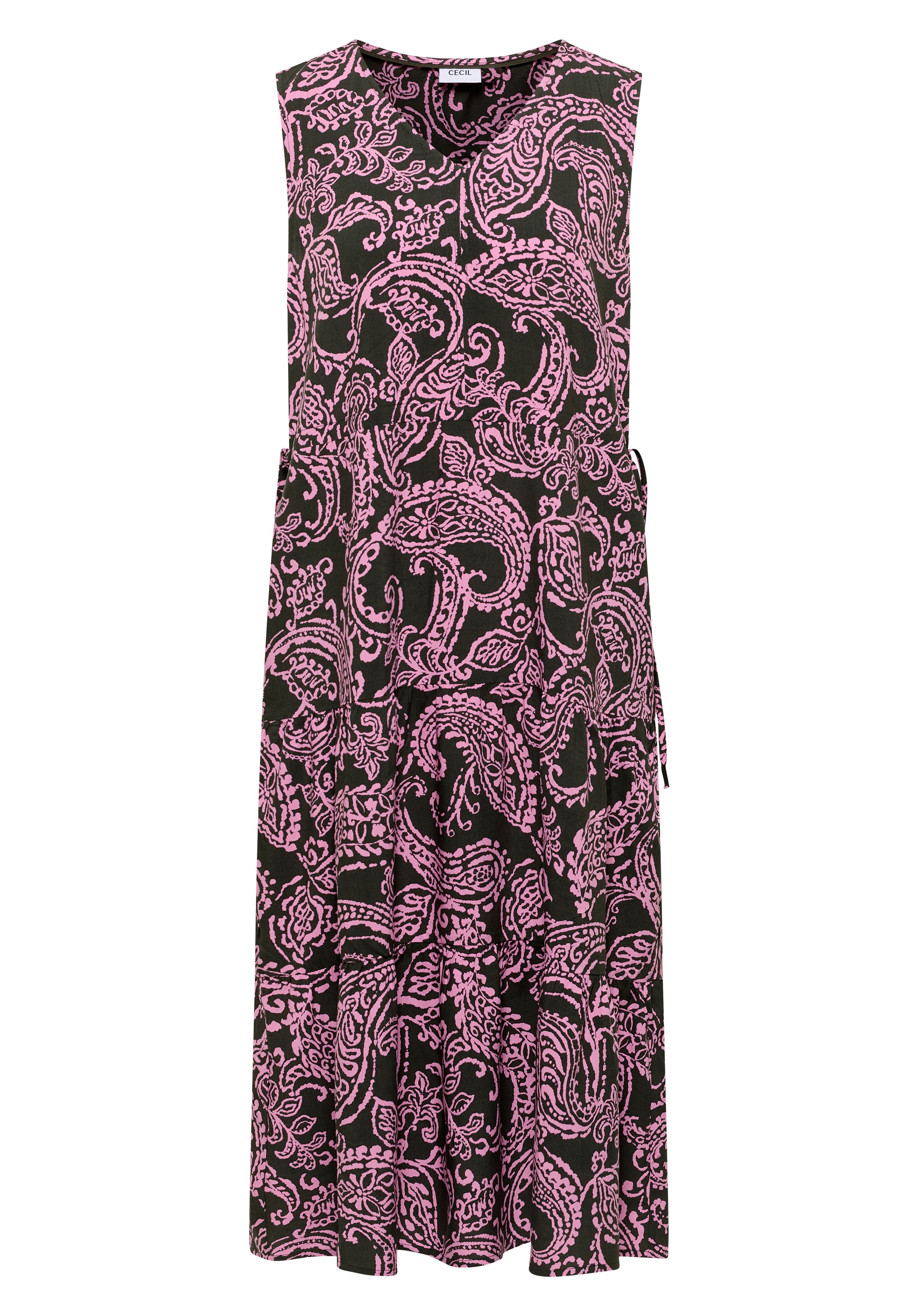 Cecil Midikleid Ohne Taschen mit allover Print