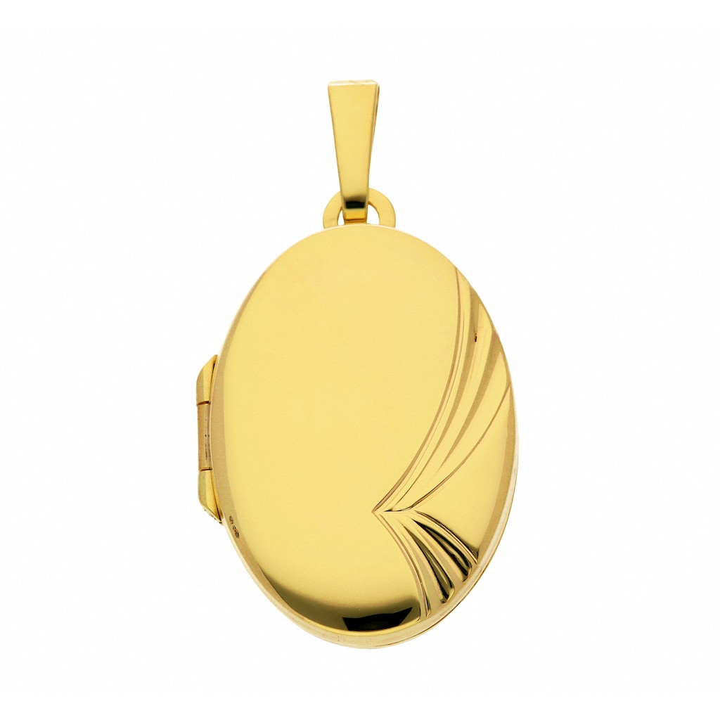 Adelia´s Kette mit Anhänger »333 Gold Medaillon Anhänger« Schmuckset Set mit Halskette