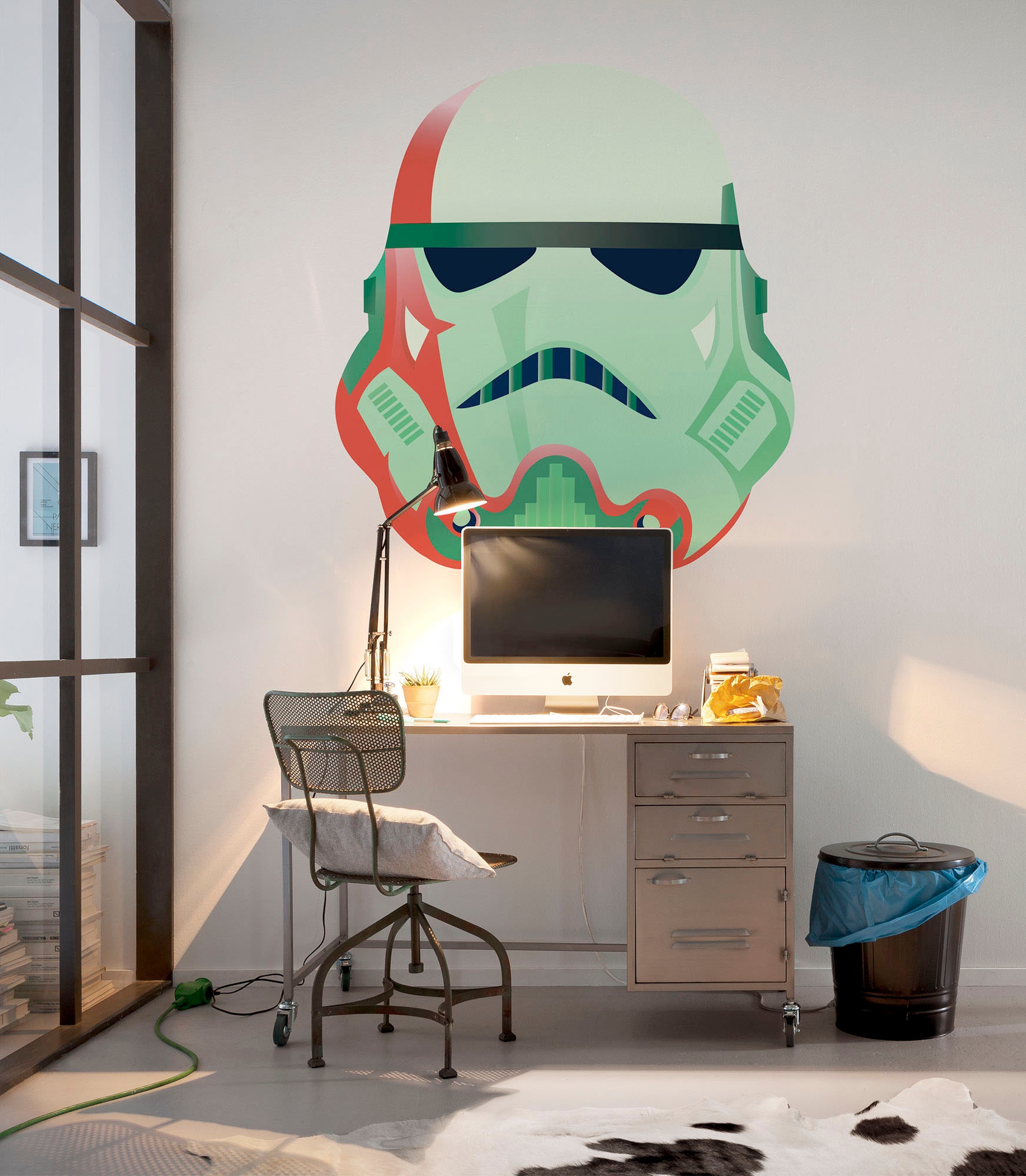 Komar Wandtattoo "Star Wars One of us - Größe 125 x 125 cm" rund und selbst günstig online kaufen