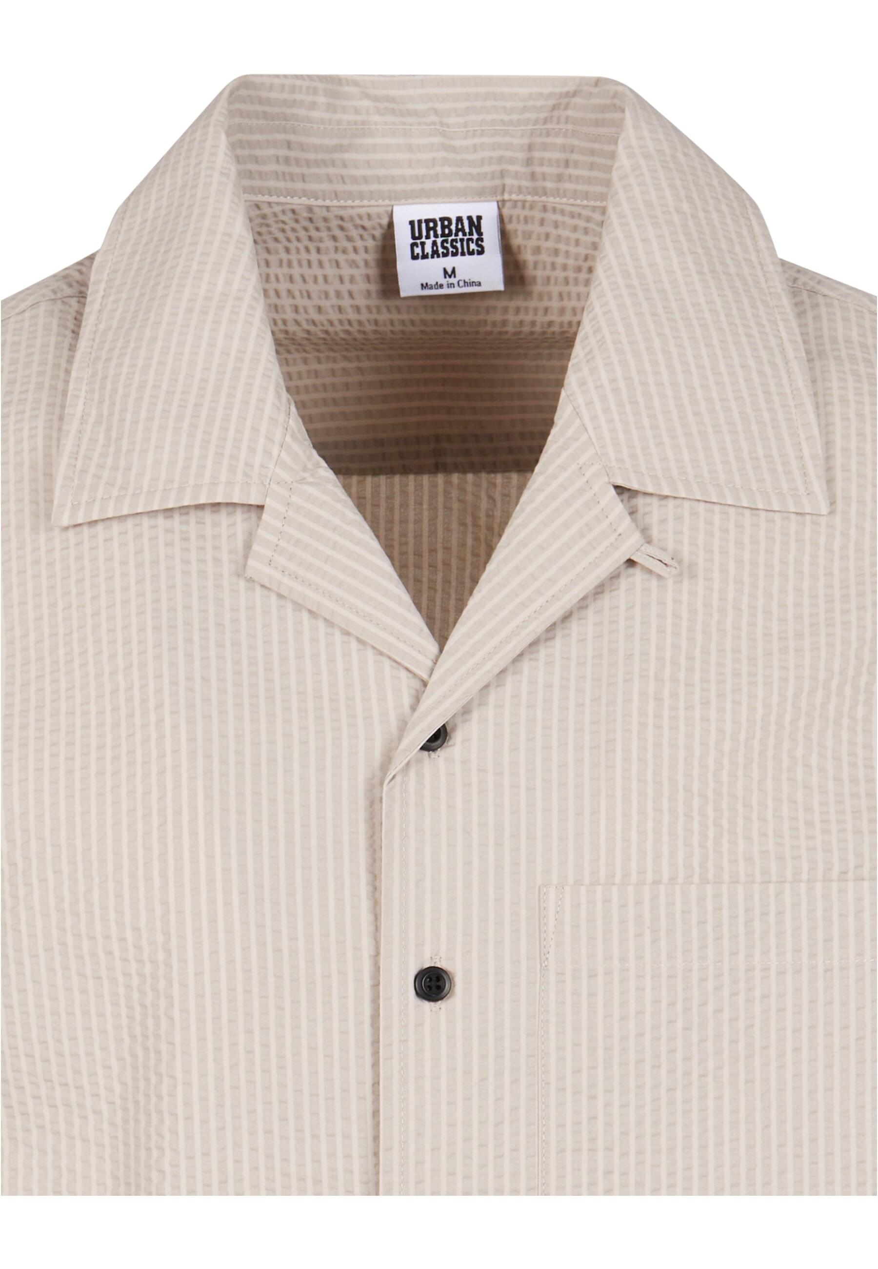 Thumbnail - URBAN CLASSICS Langarmhemd "Urban Classics Herren Relaxed Seersucker Short Sleeve Shirt", (1 tlg.)