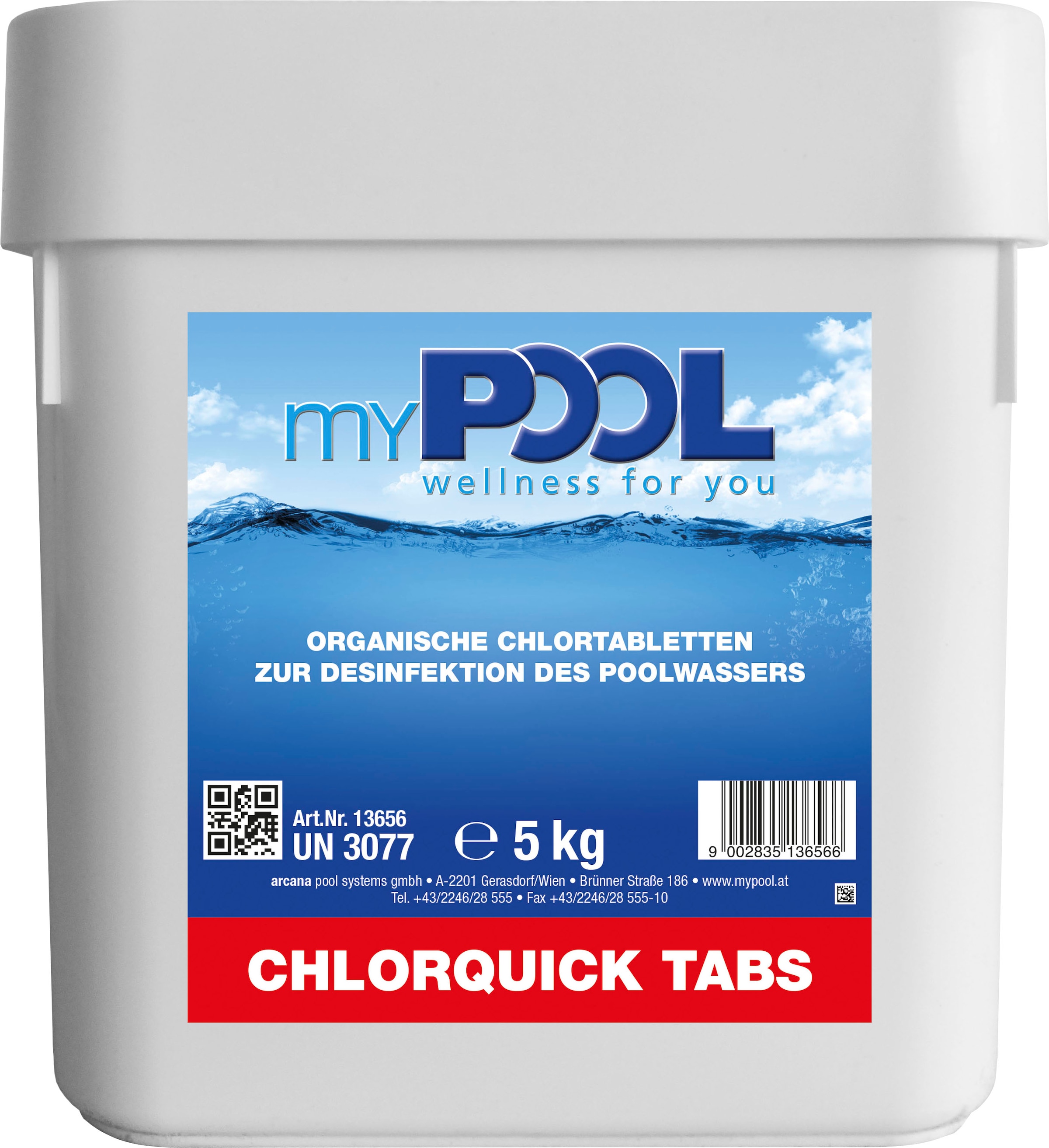 my POOL BWT Chlortabletten »MY Chlorquick Tabs 20 g«, (1 St.)