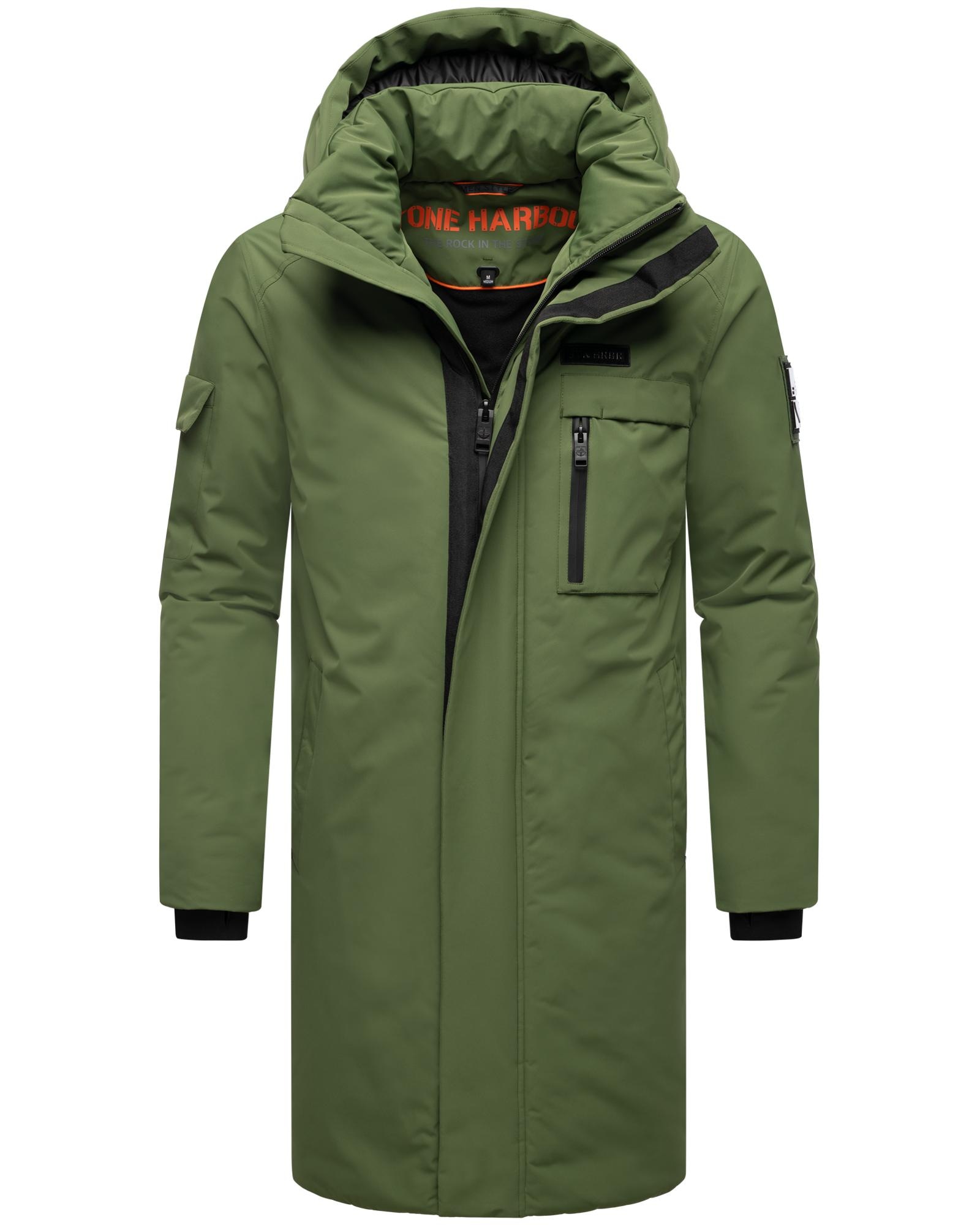 Stone Harbour Regenmantel "Xandroo XX" Langer Herren Wintermantel mit Kapuz günstig online kaufen